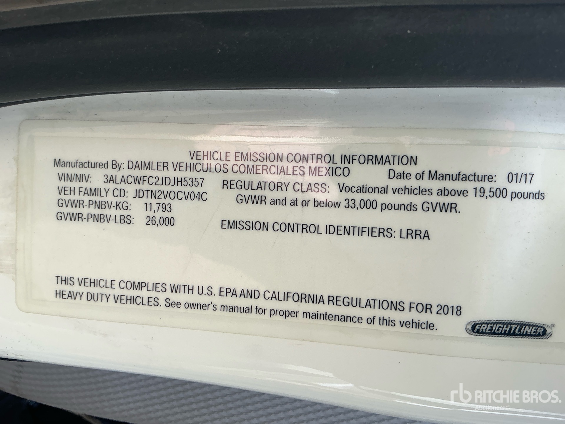 2018 Freightliner M2 106