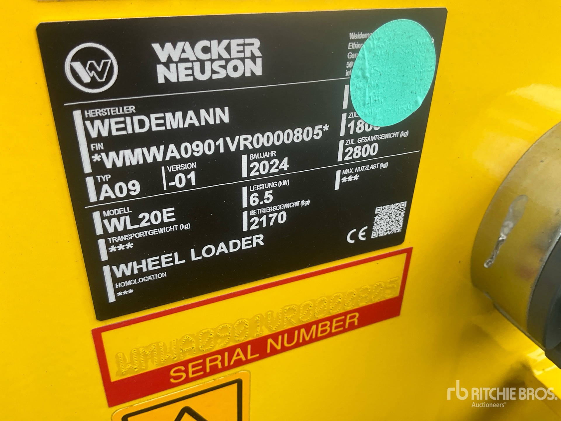 2024 Wacker Neuson WL20E