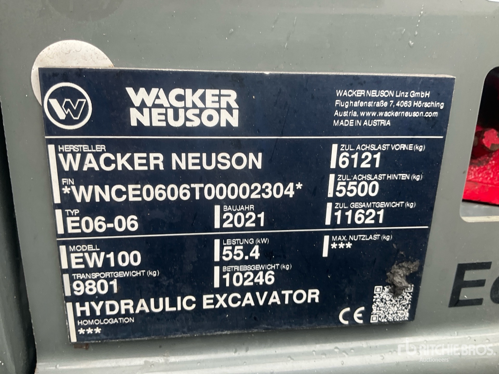 2021 Wacker Neuson EW100 HS