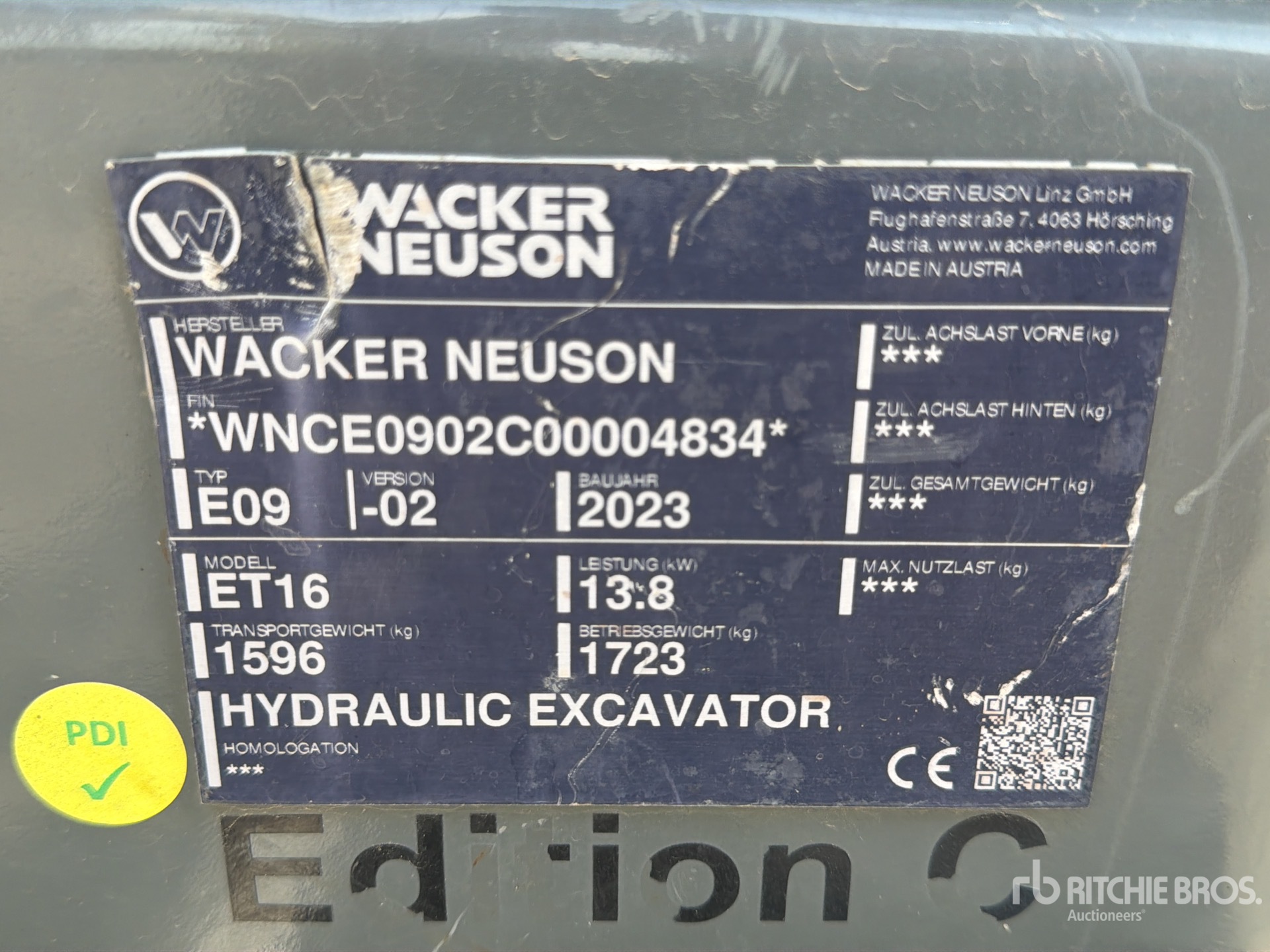2023 Wacker Neuson ET16