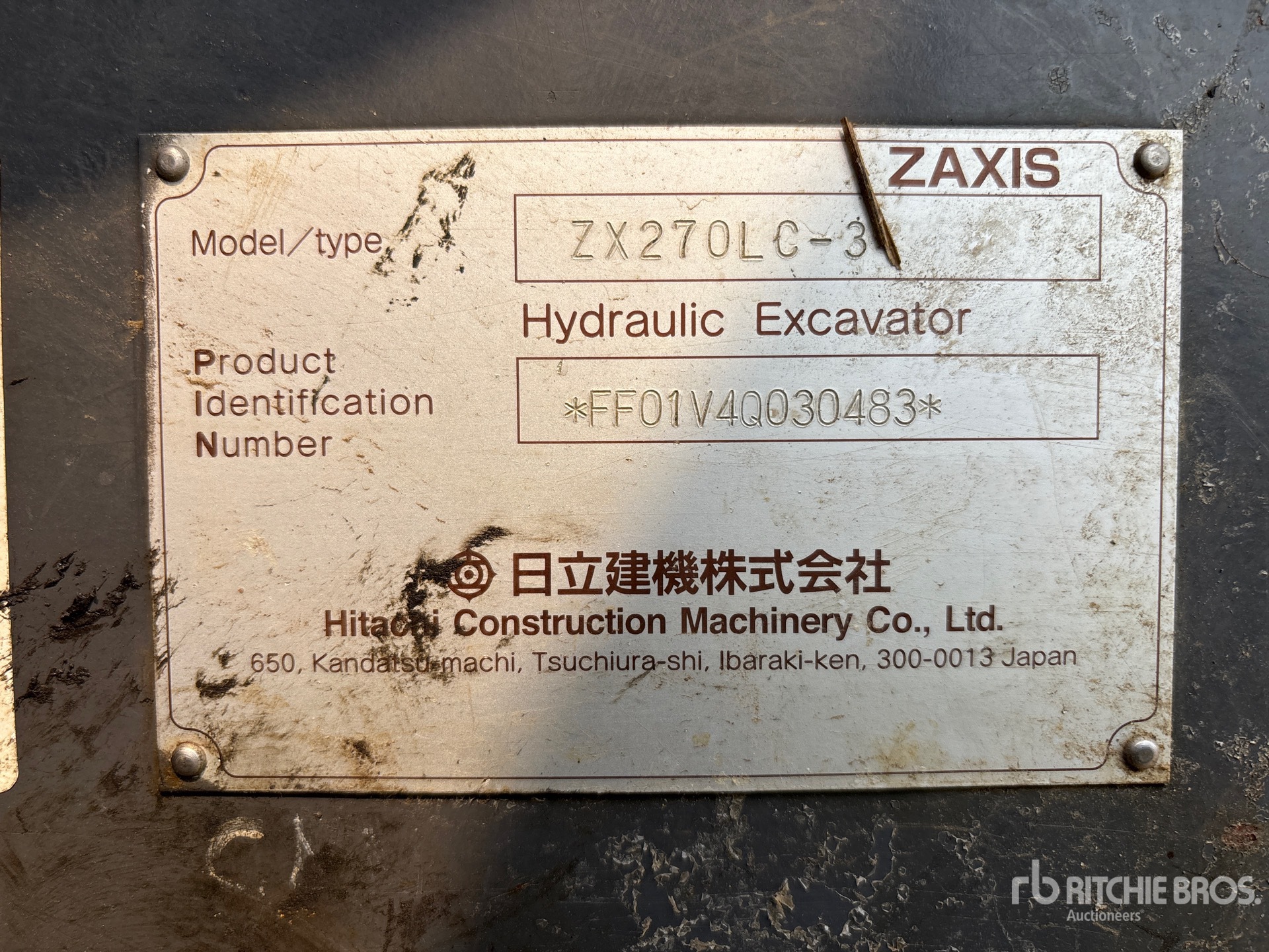 2006 Hitachi ZX270 LC-3