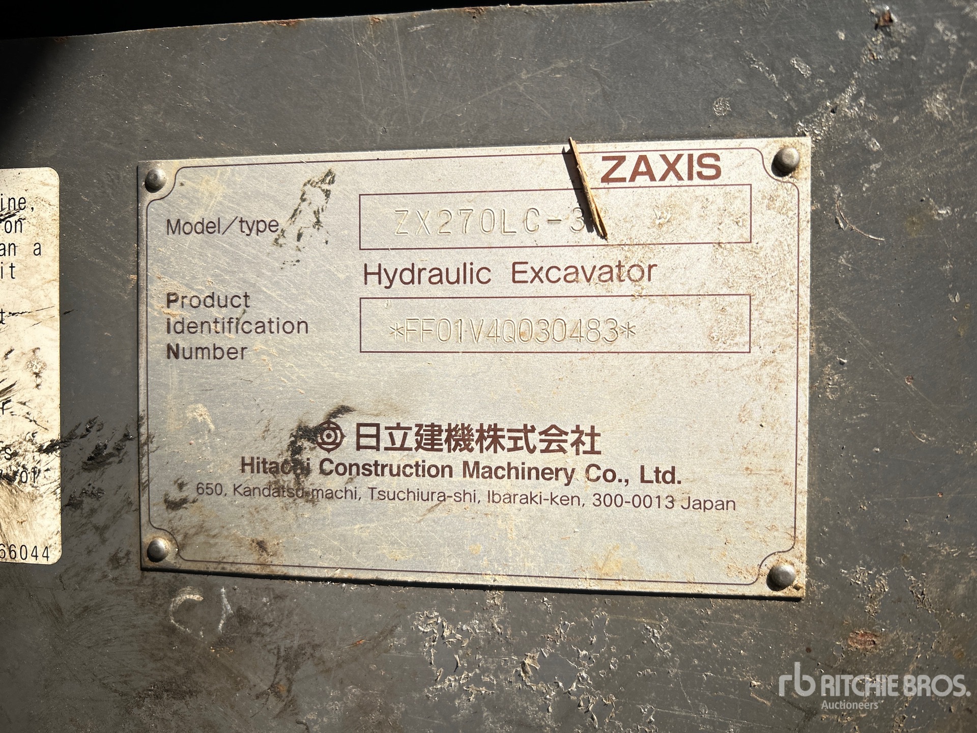 2006 Hitachi ZX270 LC-3