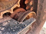 Undercarriage with Rear idler wear