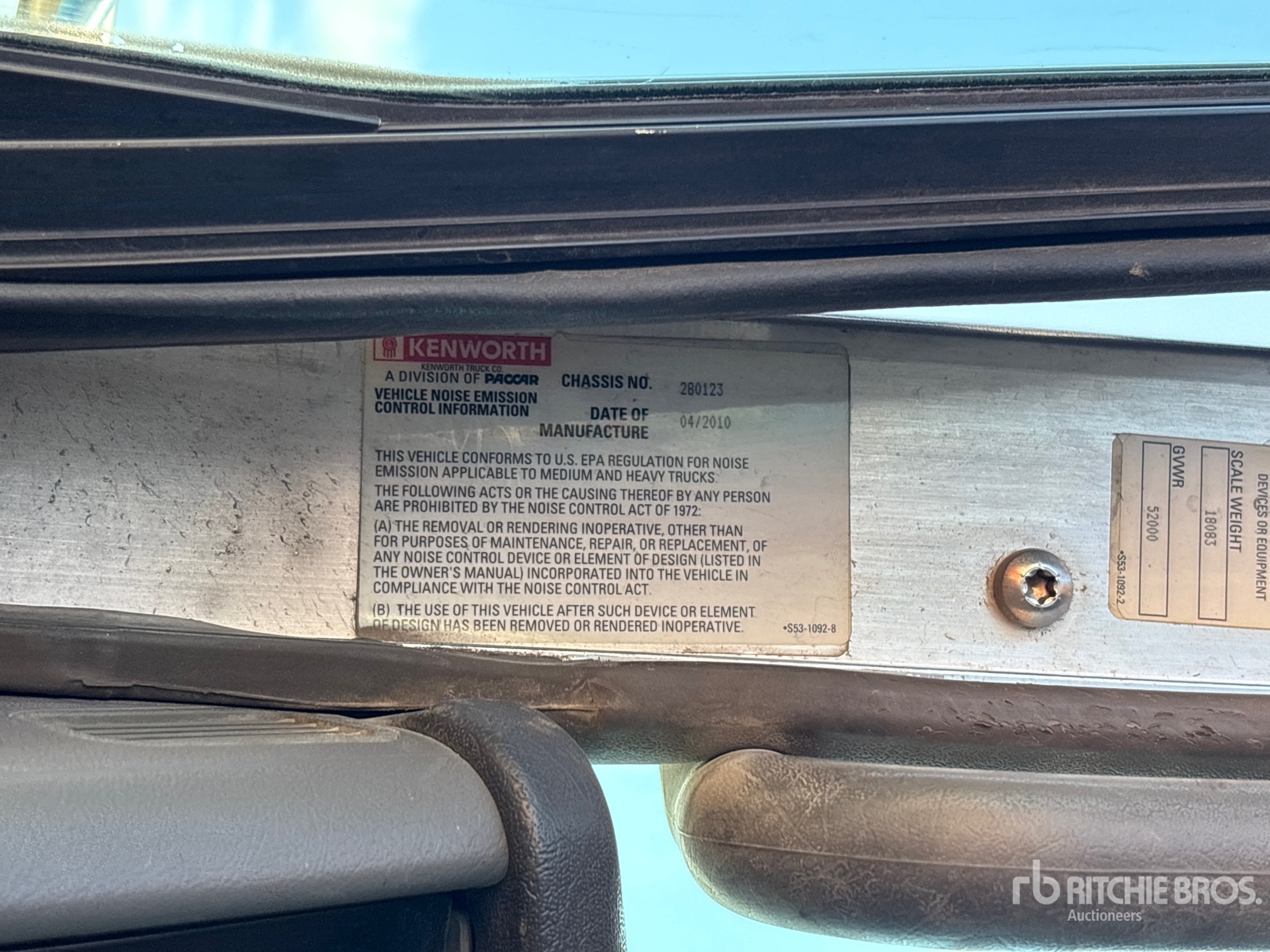 2011 Kenworth T800