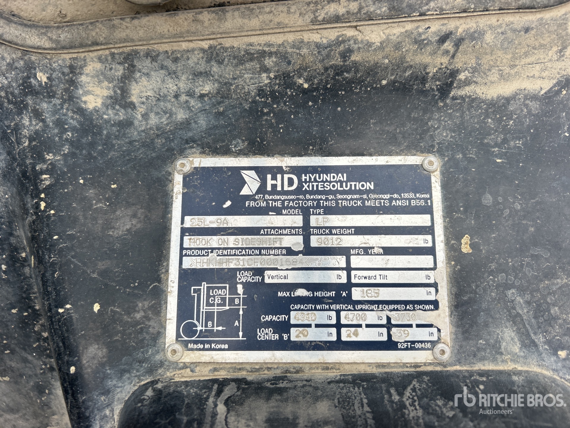 2012 Hyundai 25L-9A