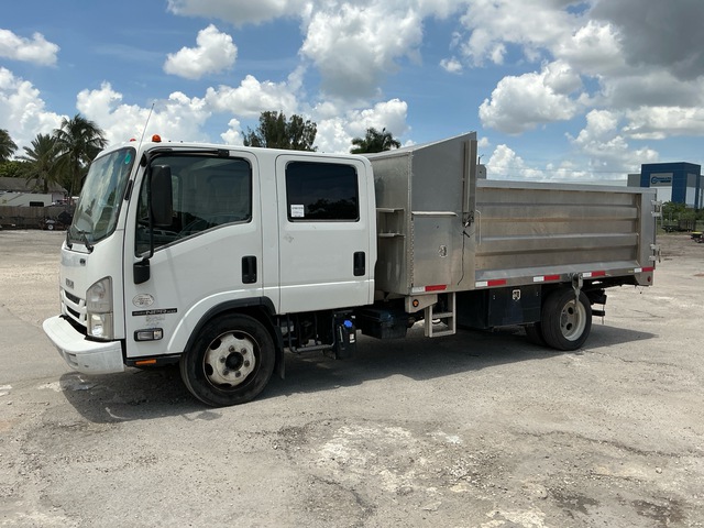2019 Isuzu NPR 4x2 Crew Cab Dump Truck
