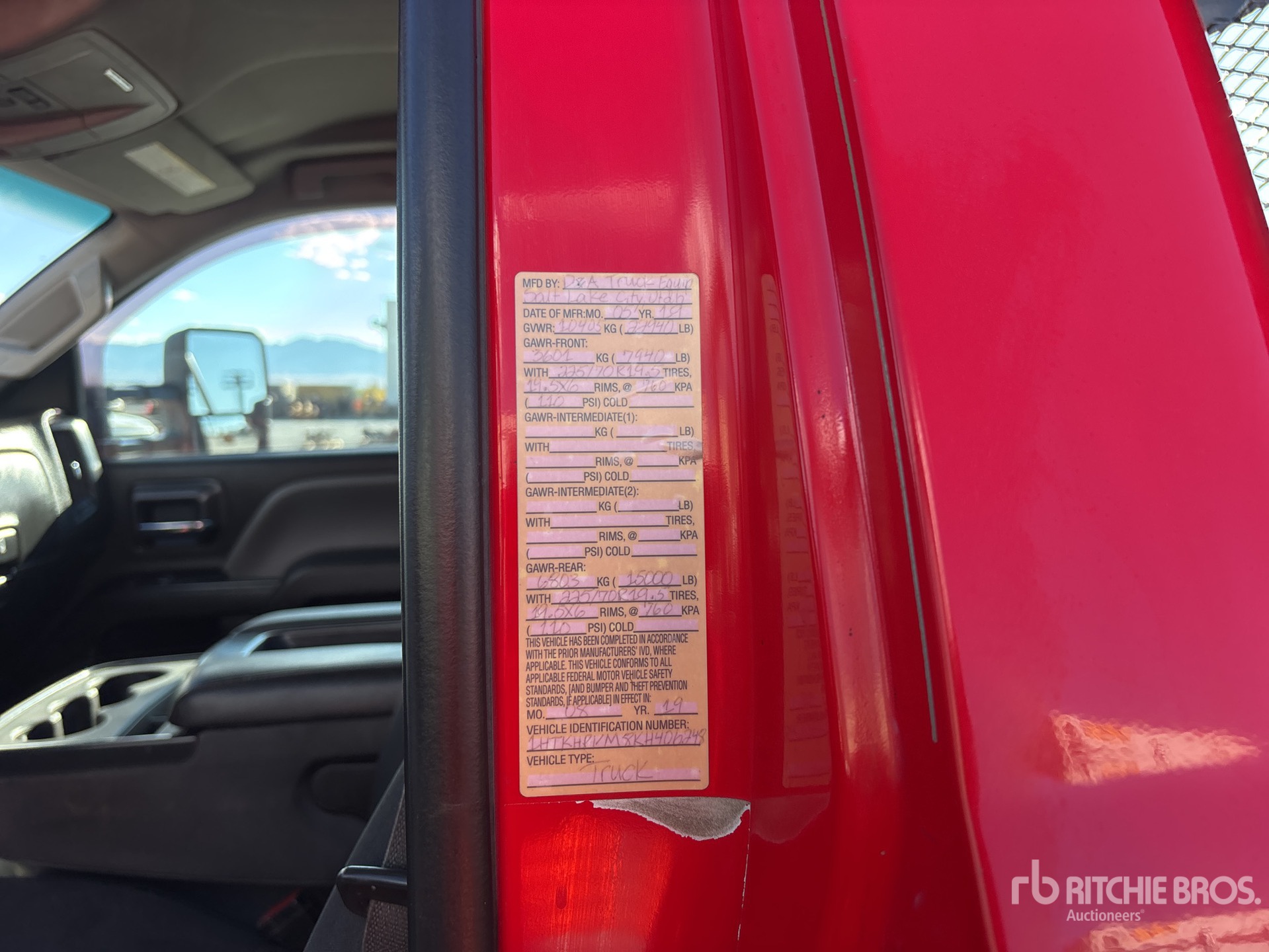 2019 Chevrolet 5500