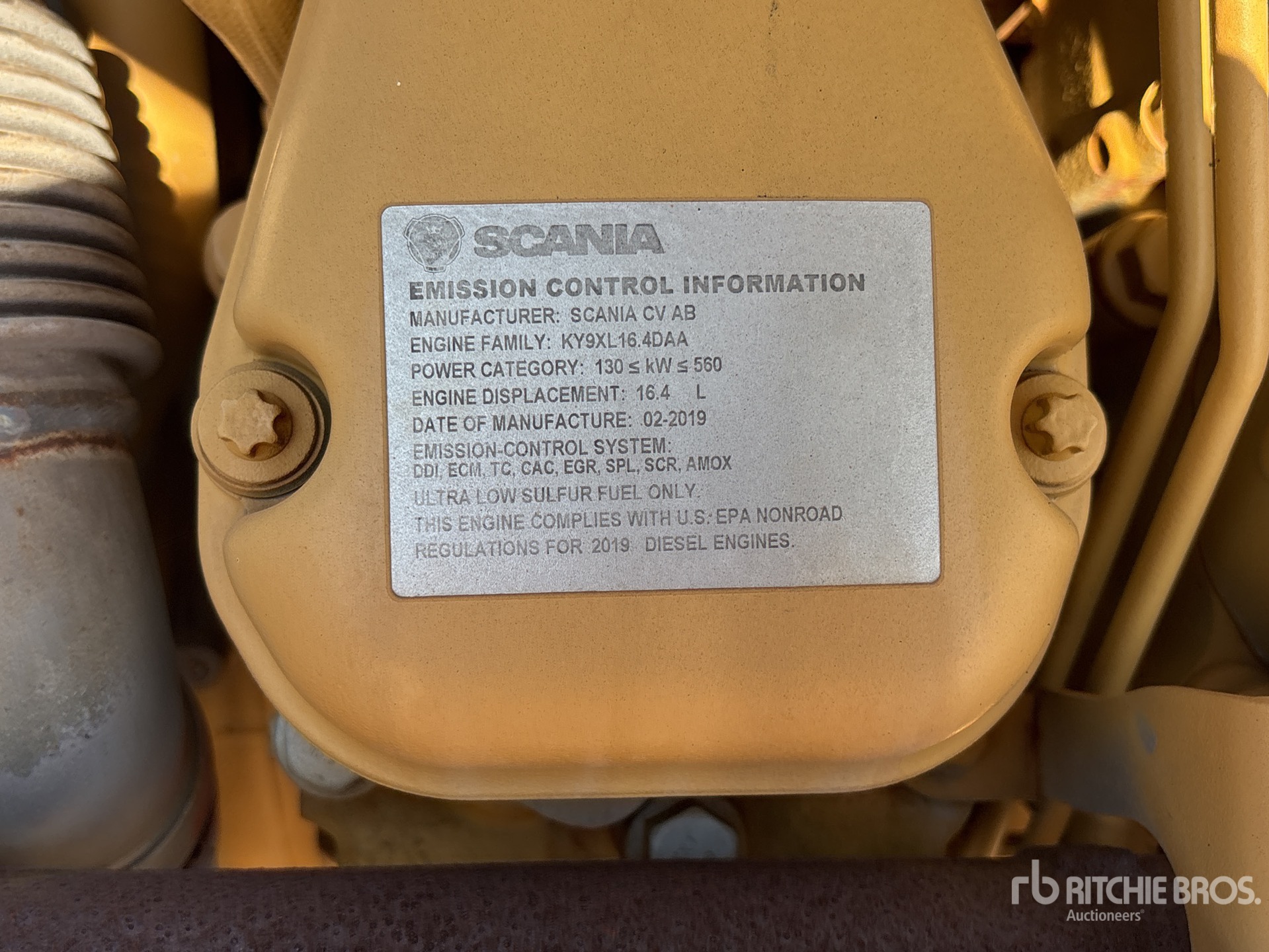 2019 Scania DC16 084A