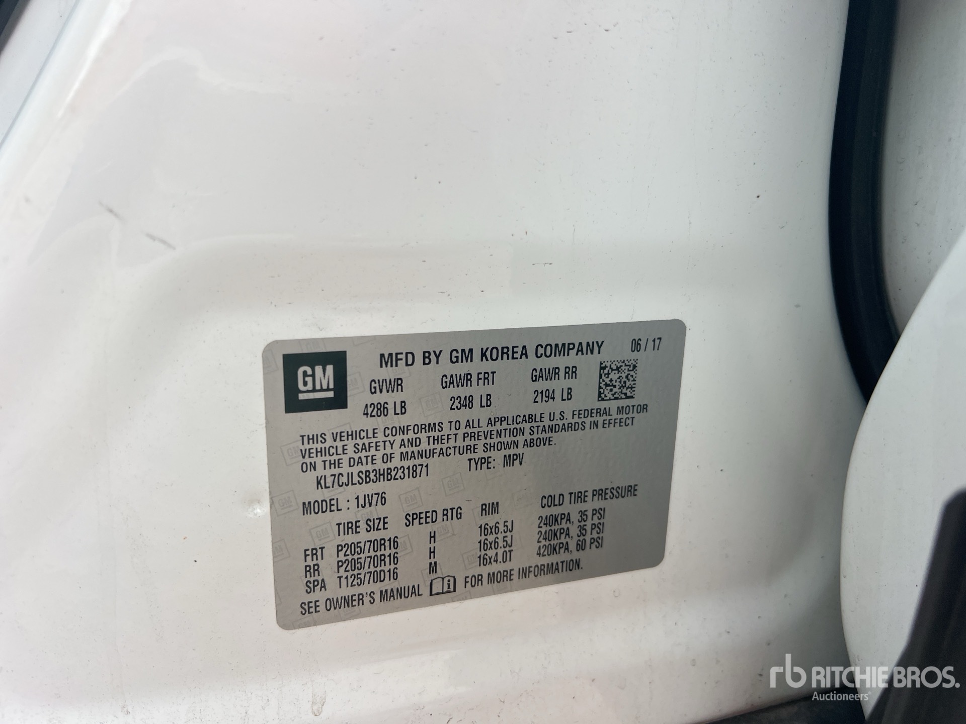 2017 Chevrolet TRAX