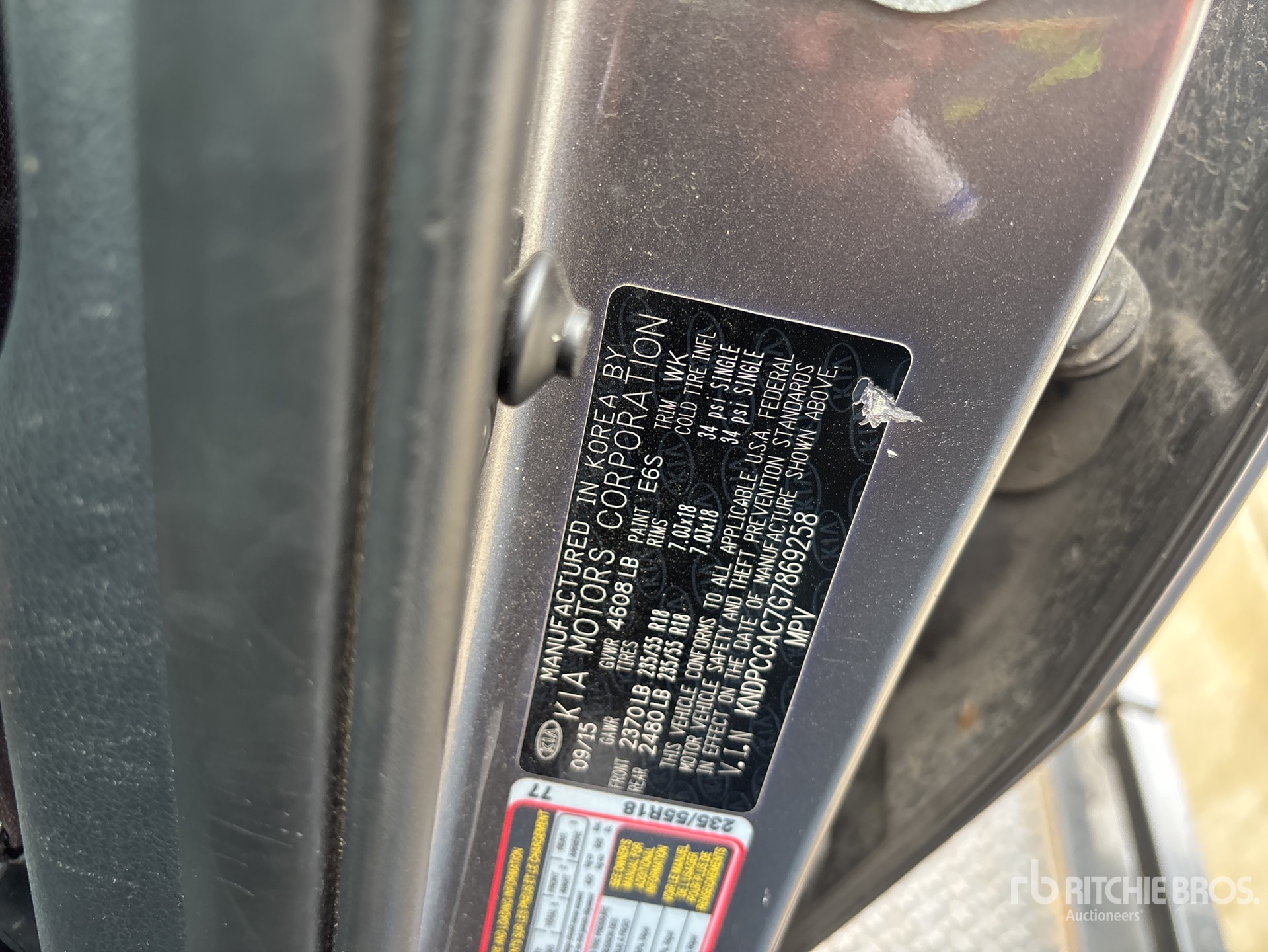 Photo of a 2016 Kia SPORTAGE