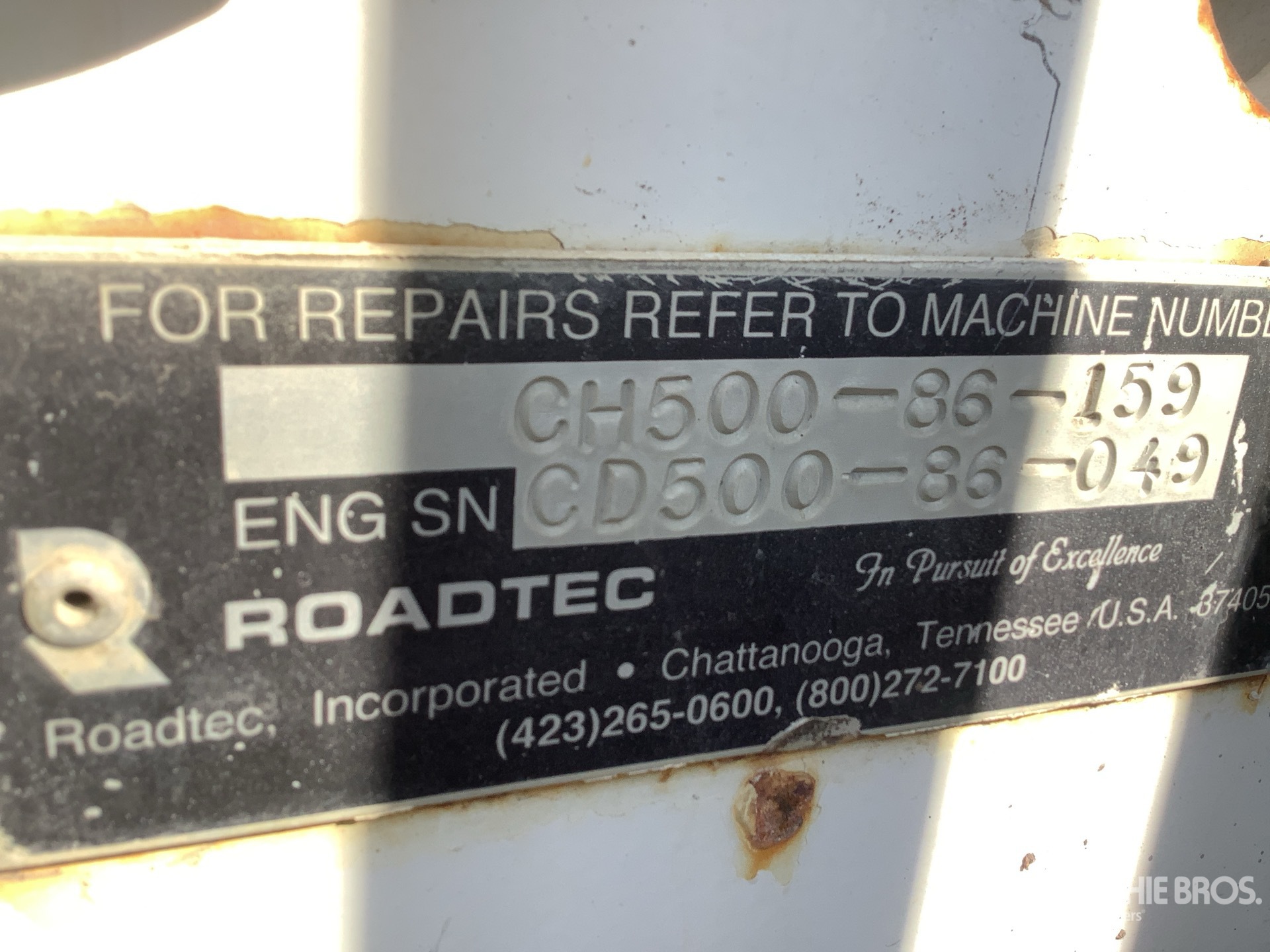 2008 Roadtec / Astec RX500