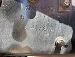 General Appearance with Frame Stamp Serial Number/VIN Photo