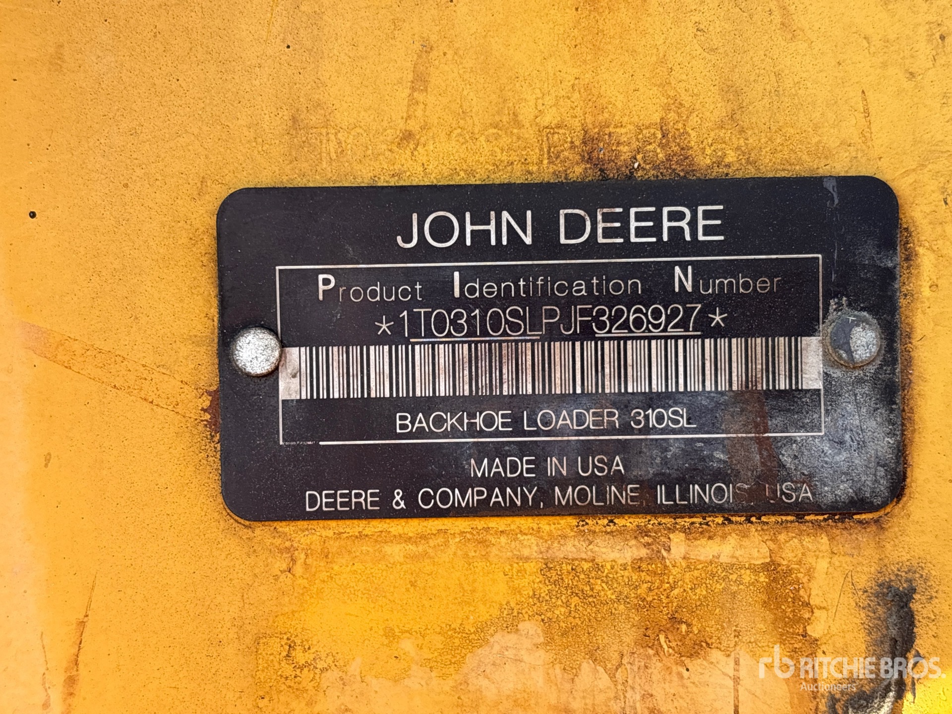 2018 John Deere 310SL