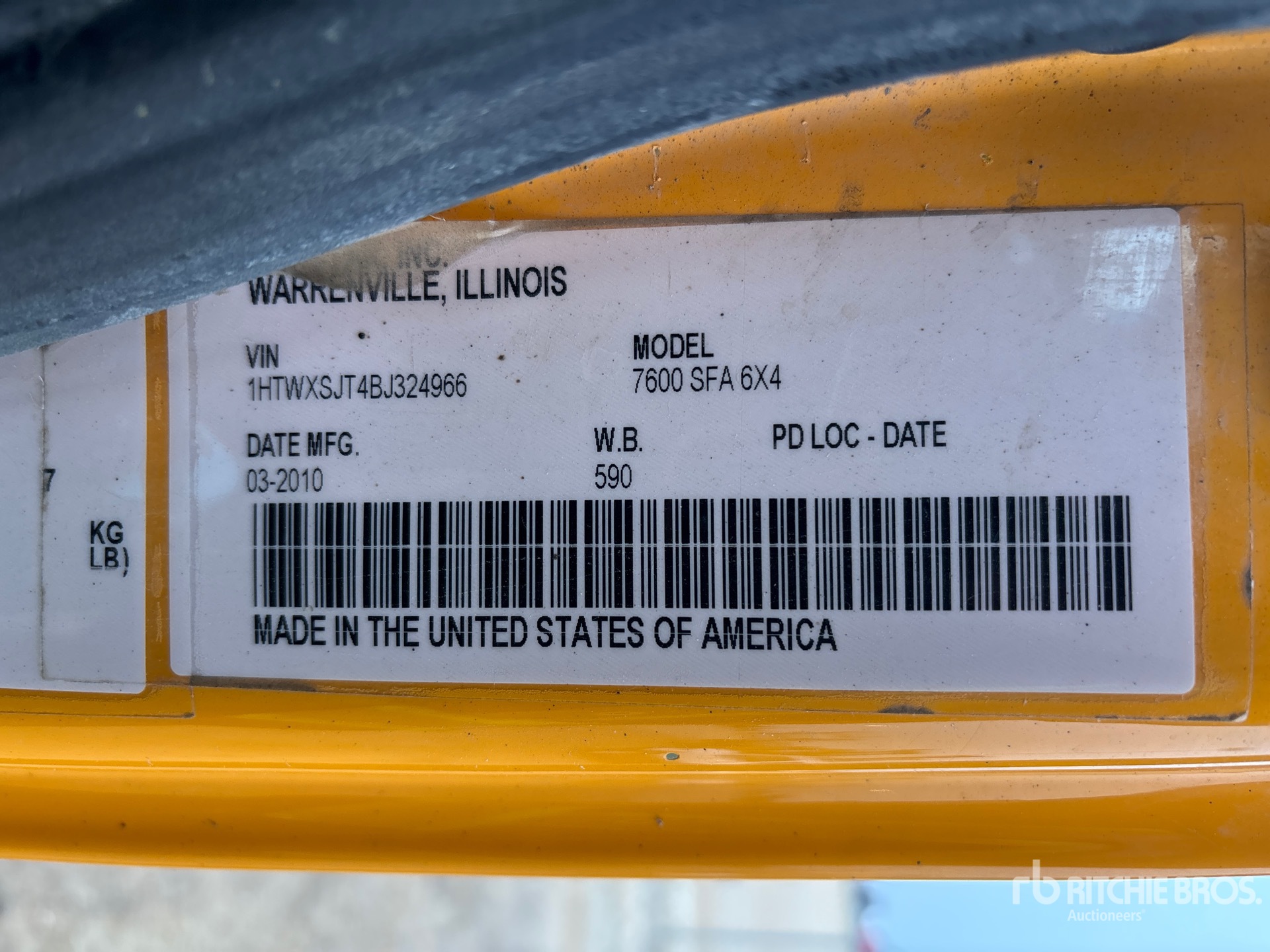 2011 International WORKSTAR 7600