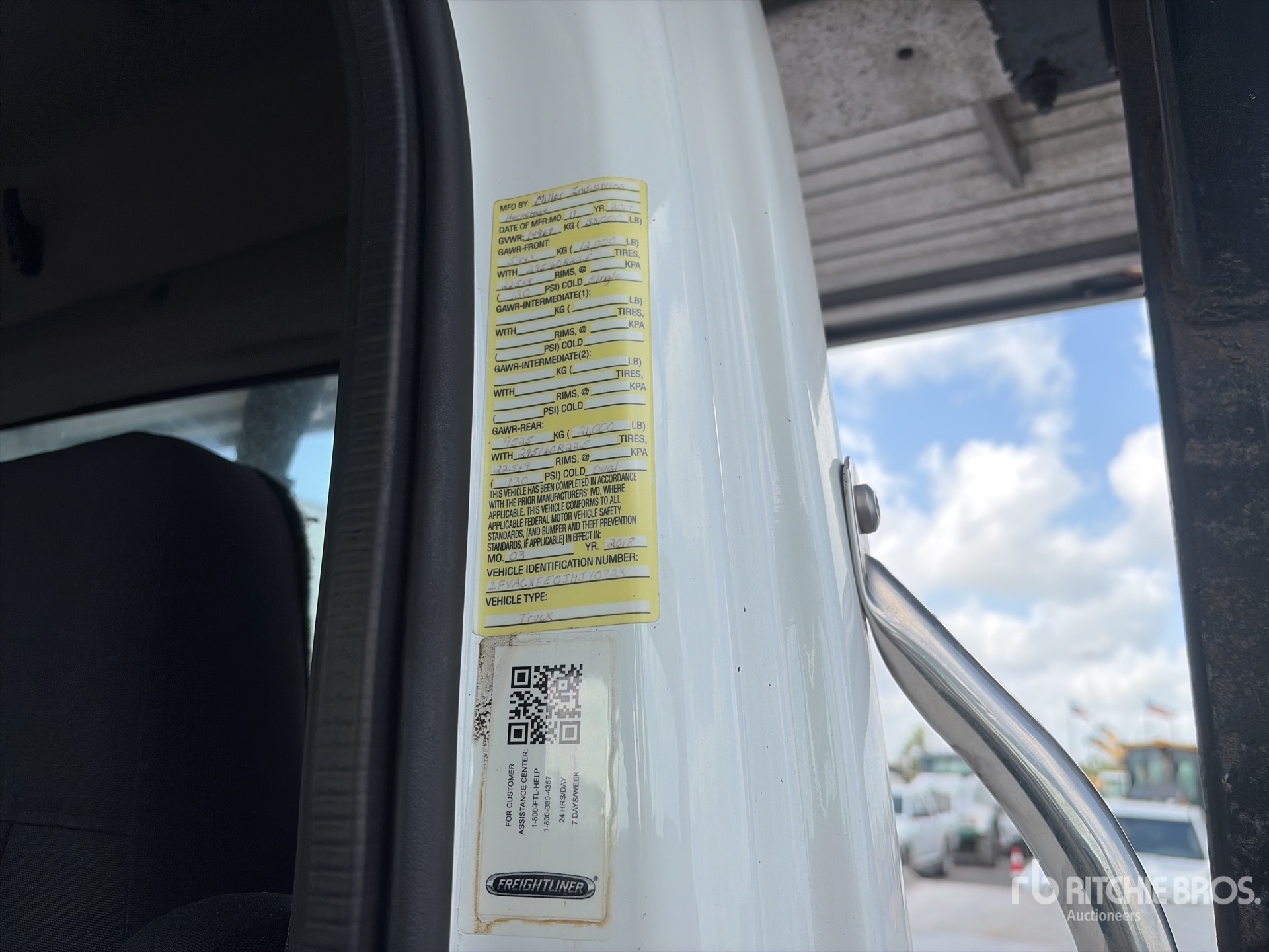 2018 Freightliner 6x2