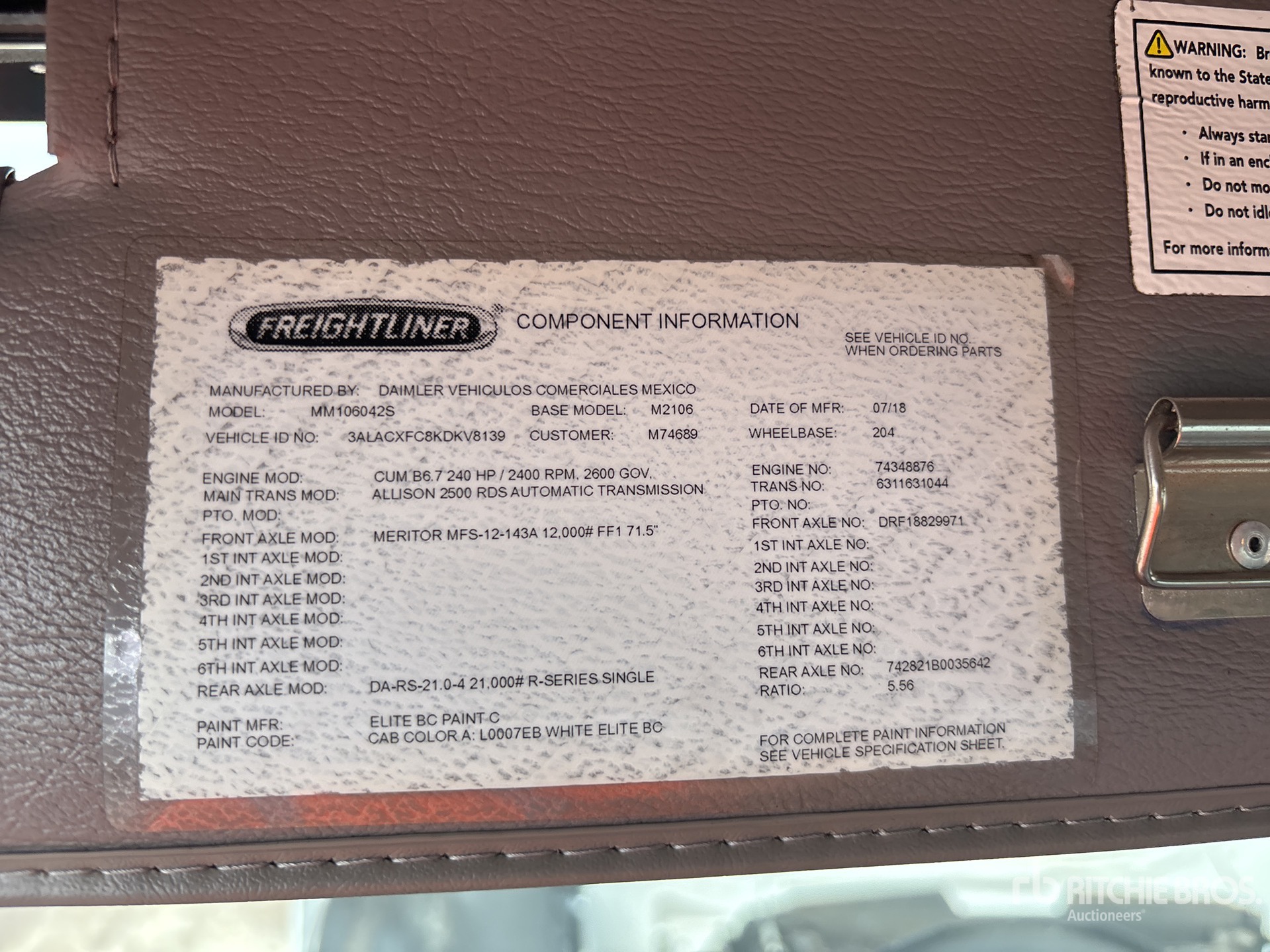 2019 Freightliner M2 106