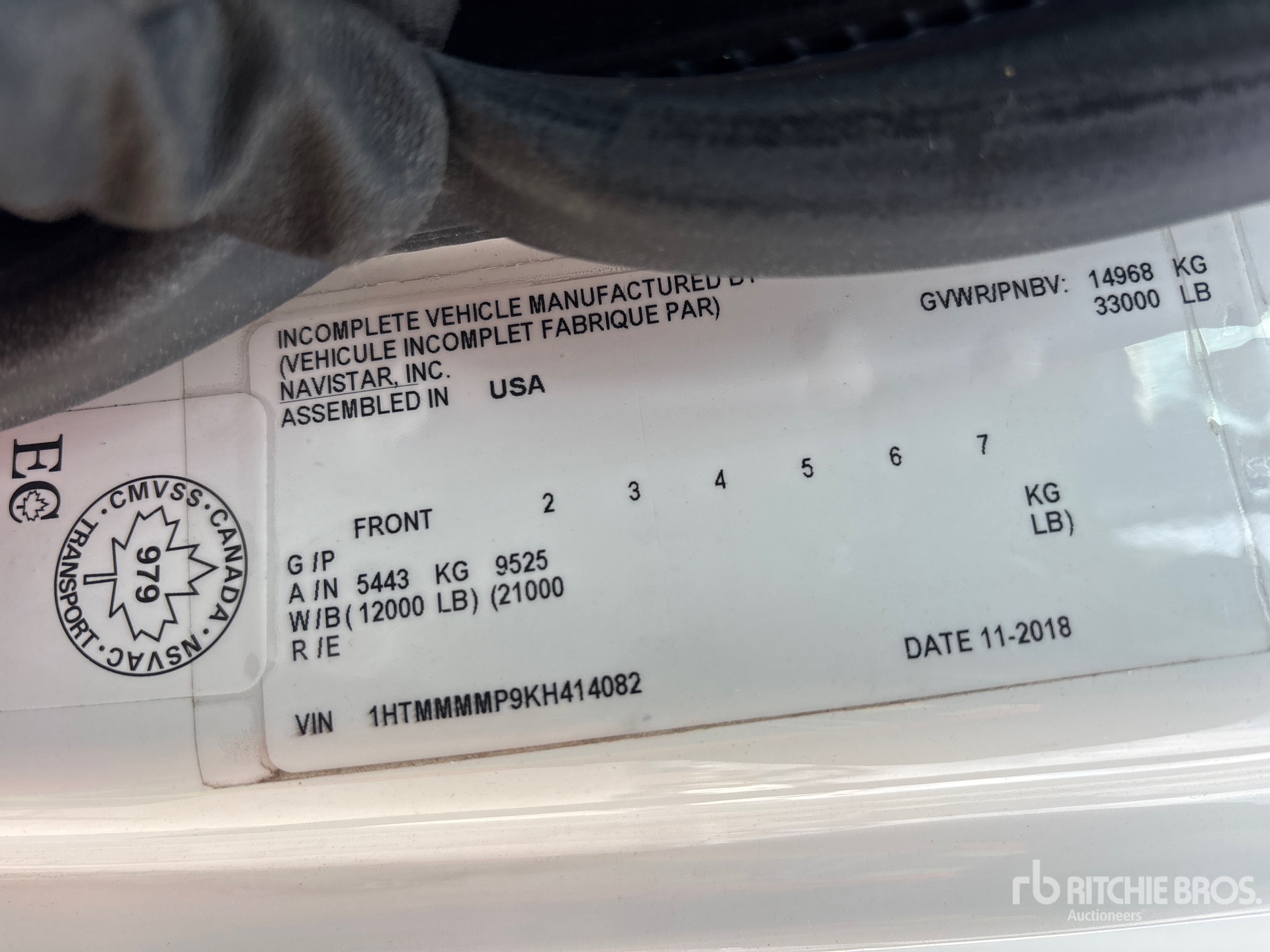 2019 International DuraStar 4300