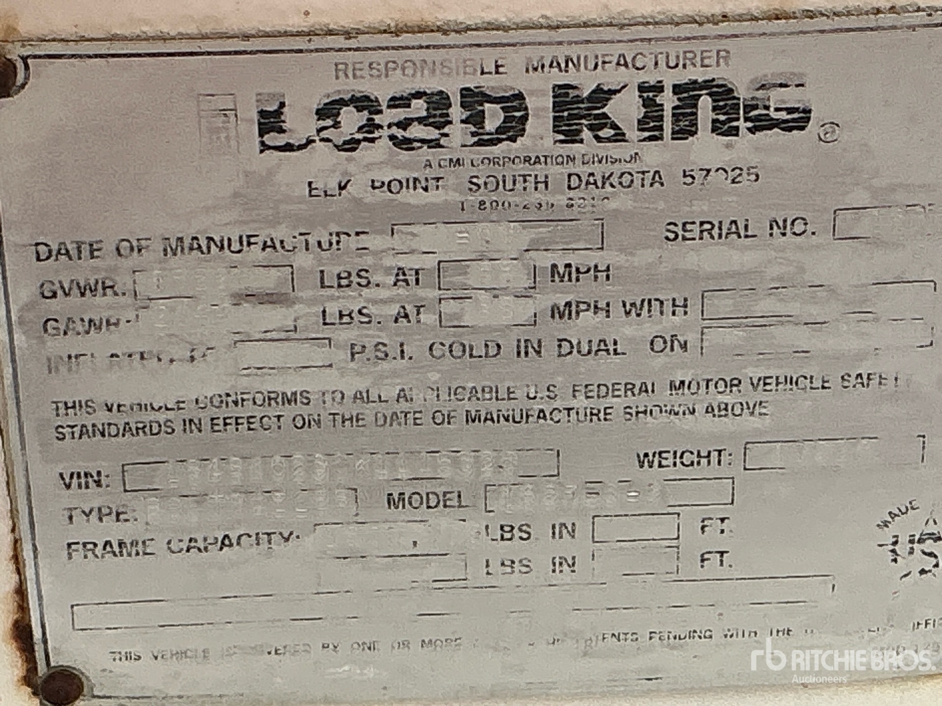 1989 Load King 48 ft T/A