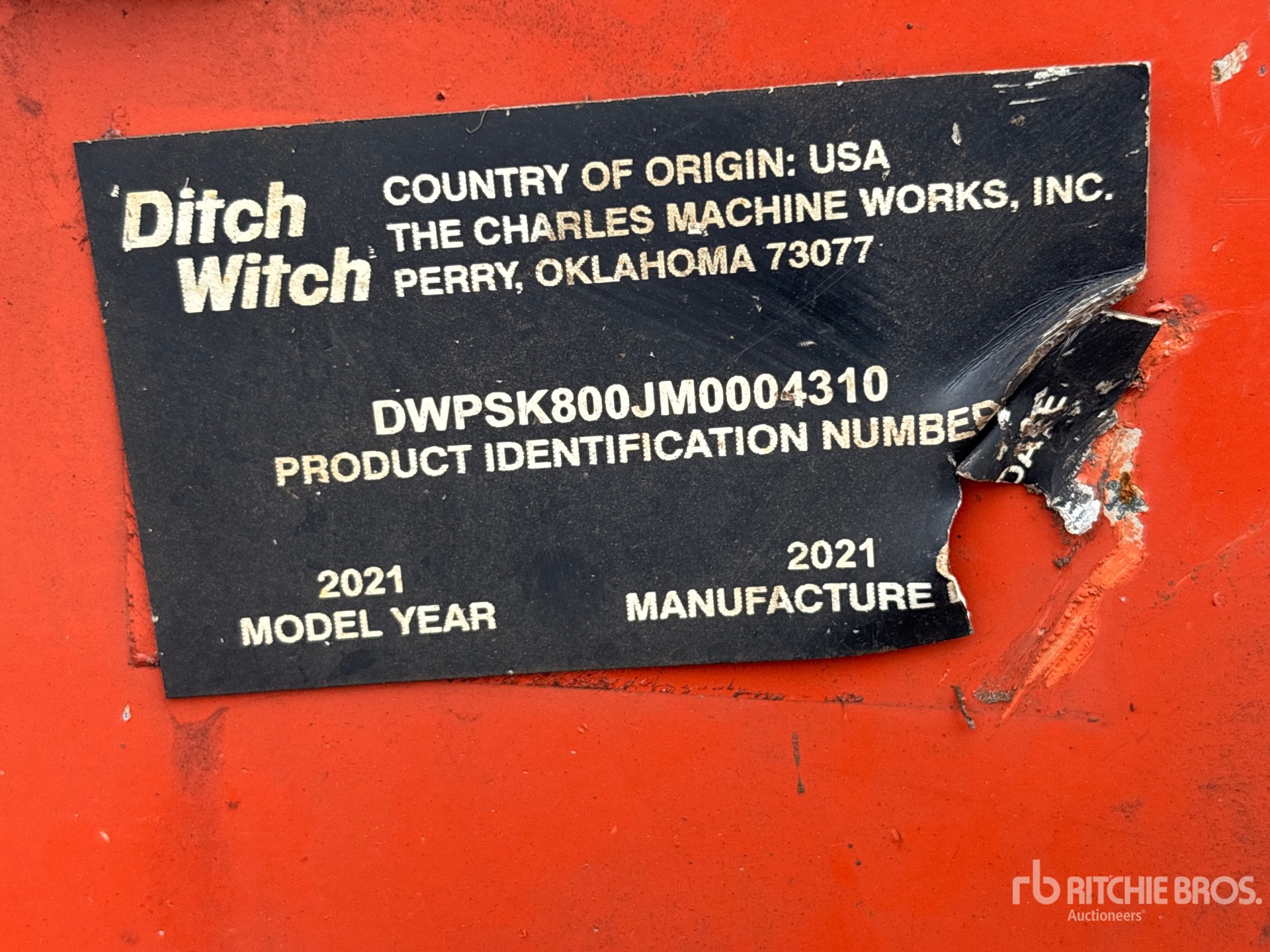 2021 Ditch Witch SK800
