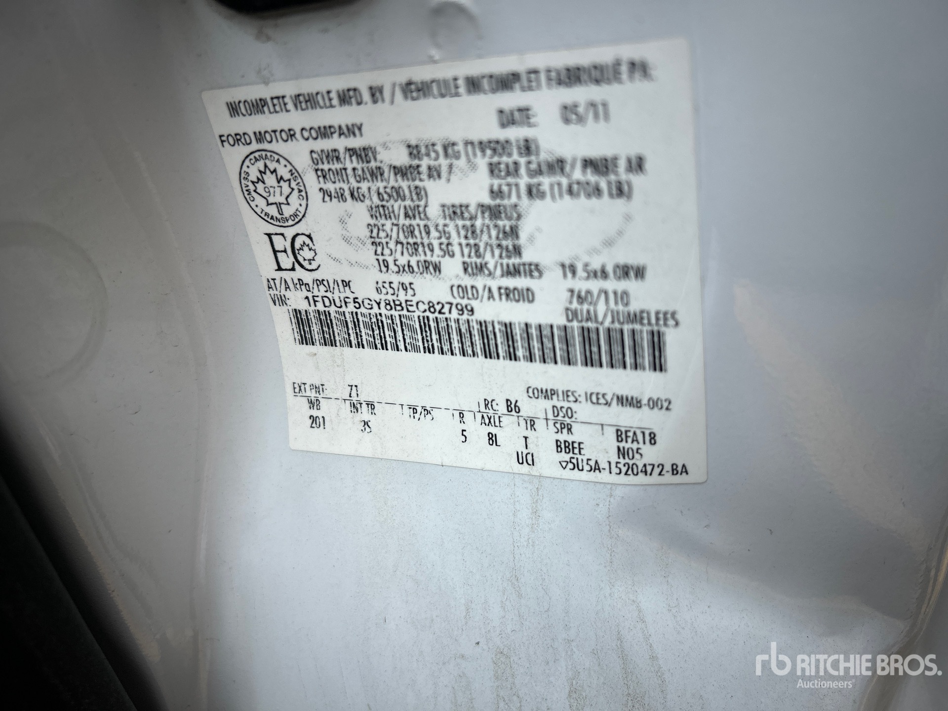 2011 Ford F-550