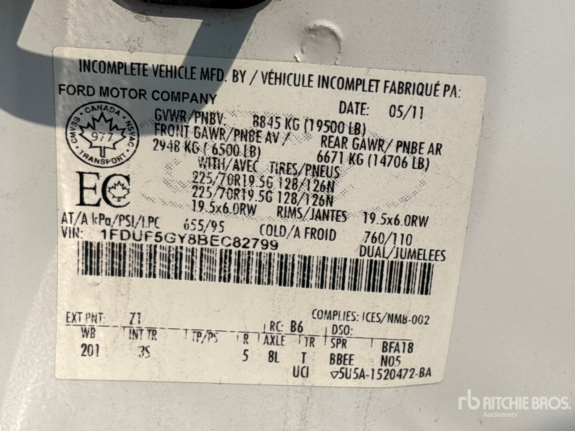 2011 Ford F-550