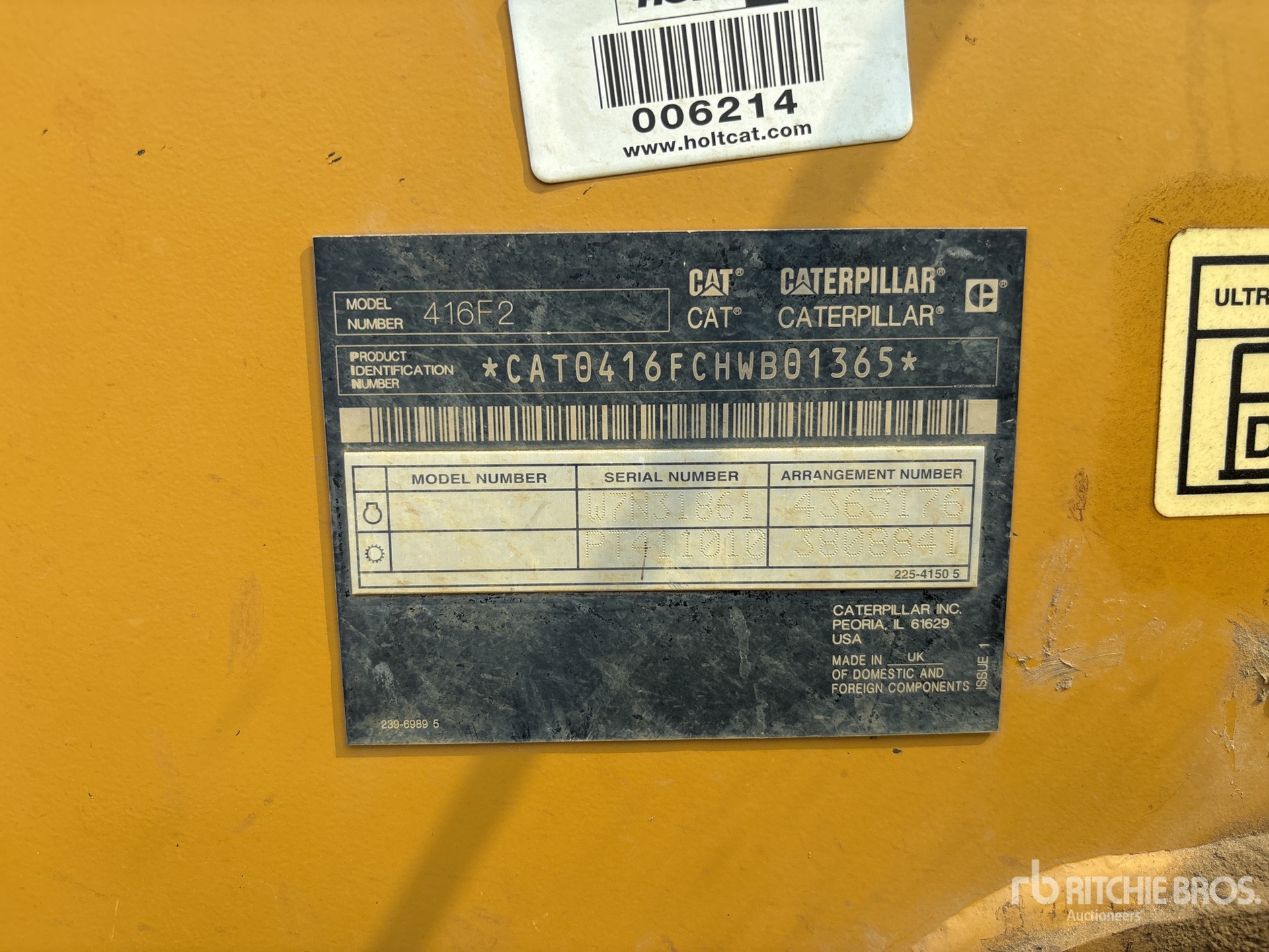 2018 Caterpillar 416F2