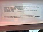 General Appearance with Numéro de série/Numéro d'identification du véhicule automobile