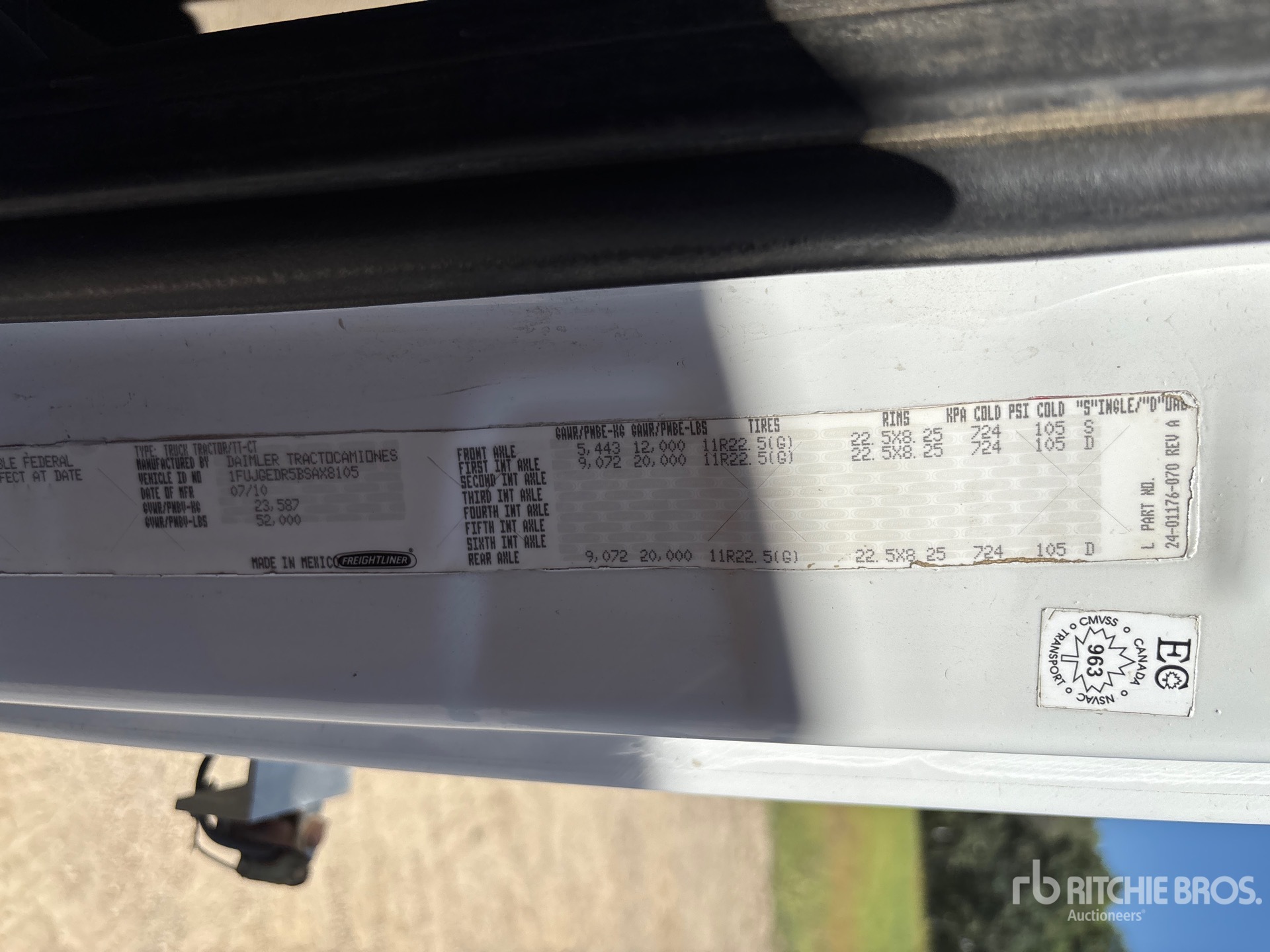 2011 Freightliner CASCADIA