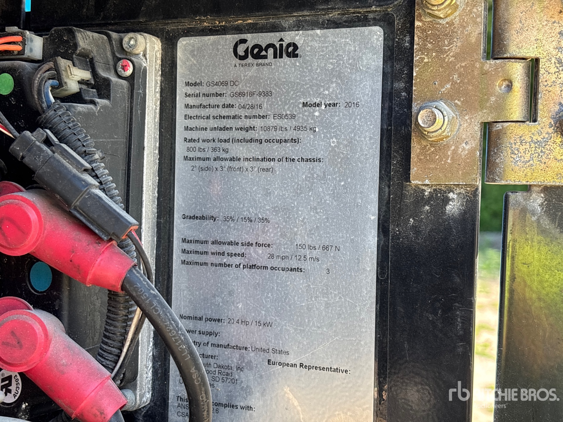 2016 Genie GS4069DC