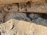 Undercarriage with Left Front Idler