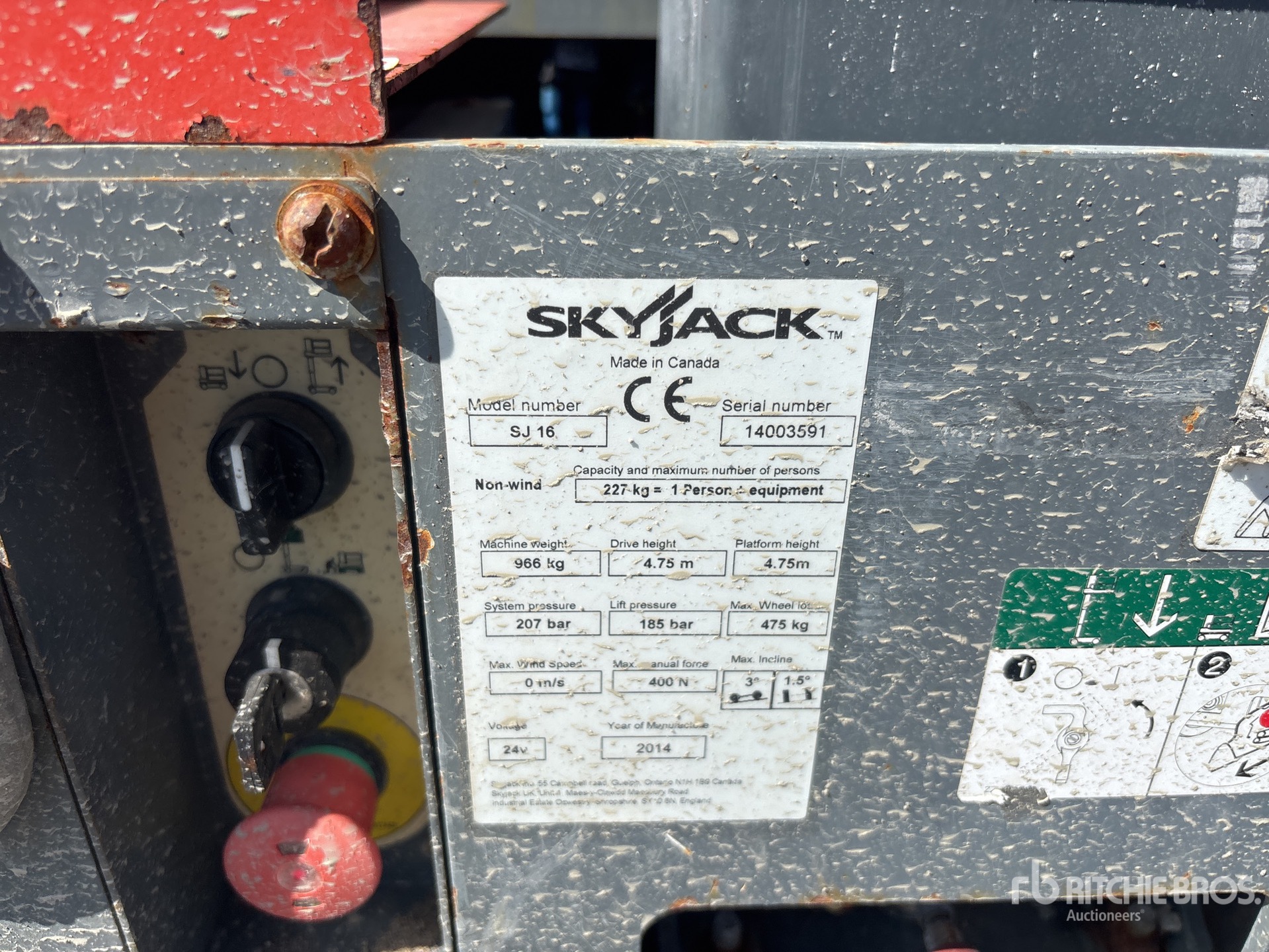 2014 Skyjack SJ12