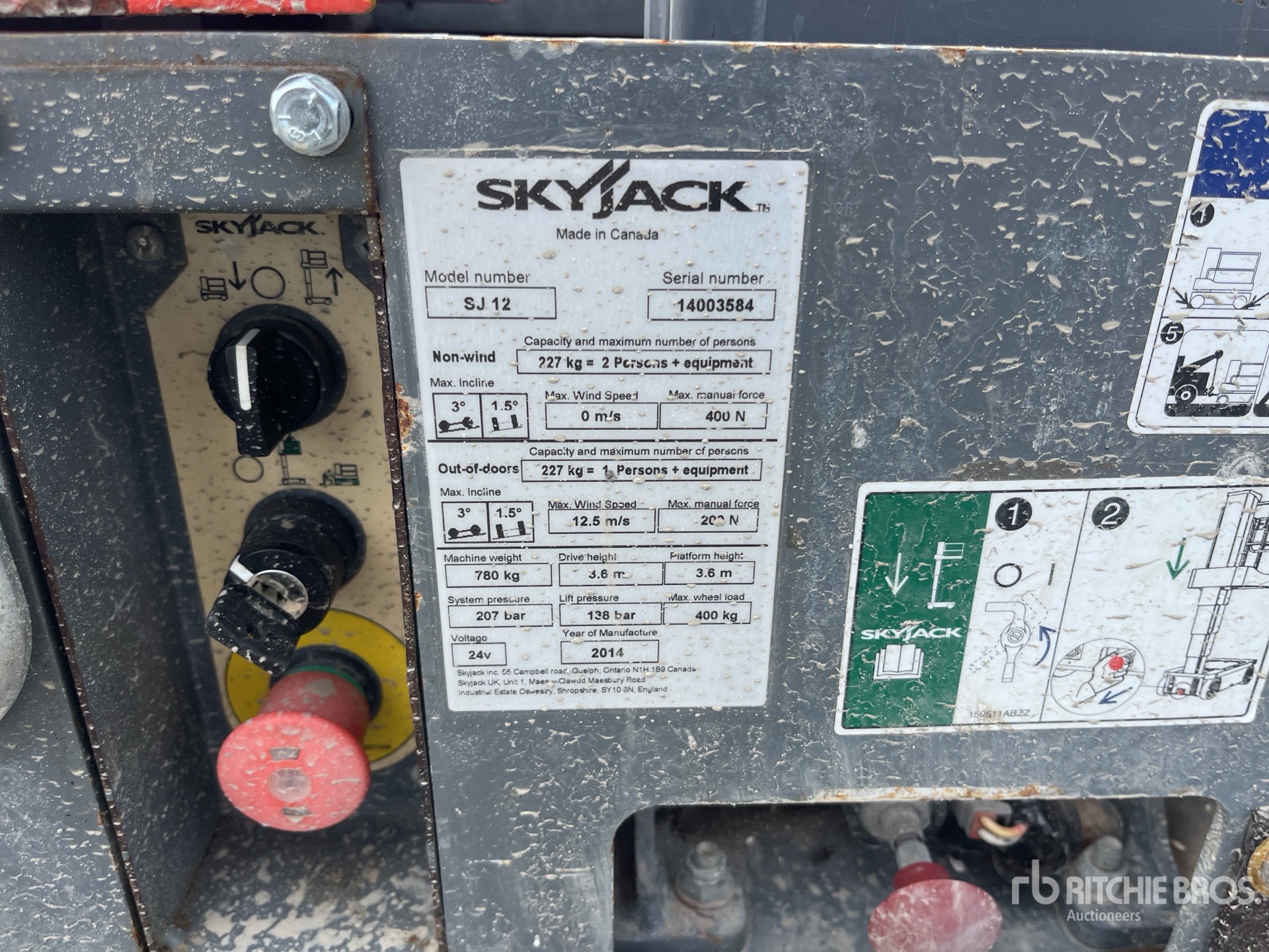 2014 Skyjack SJ12
