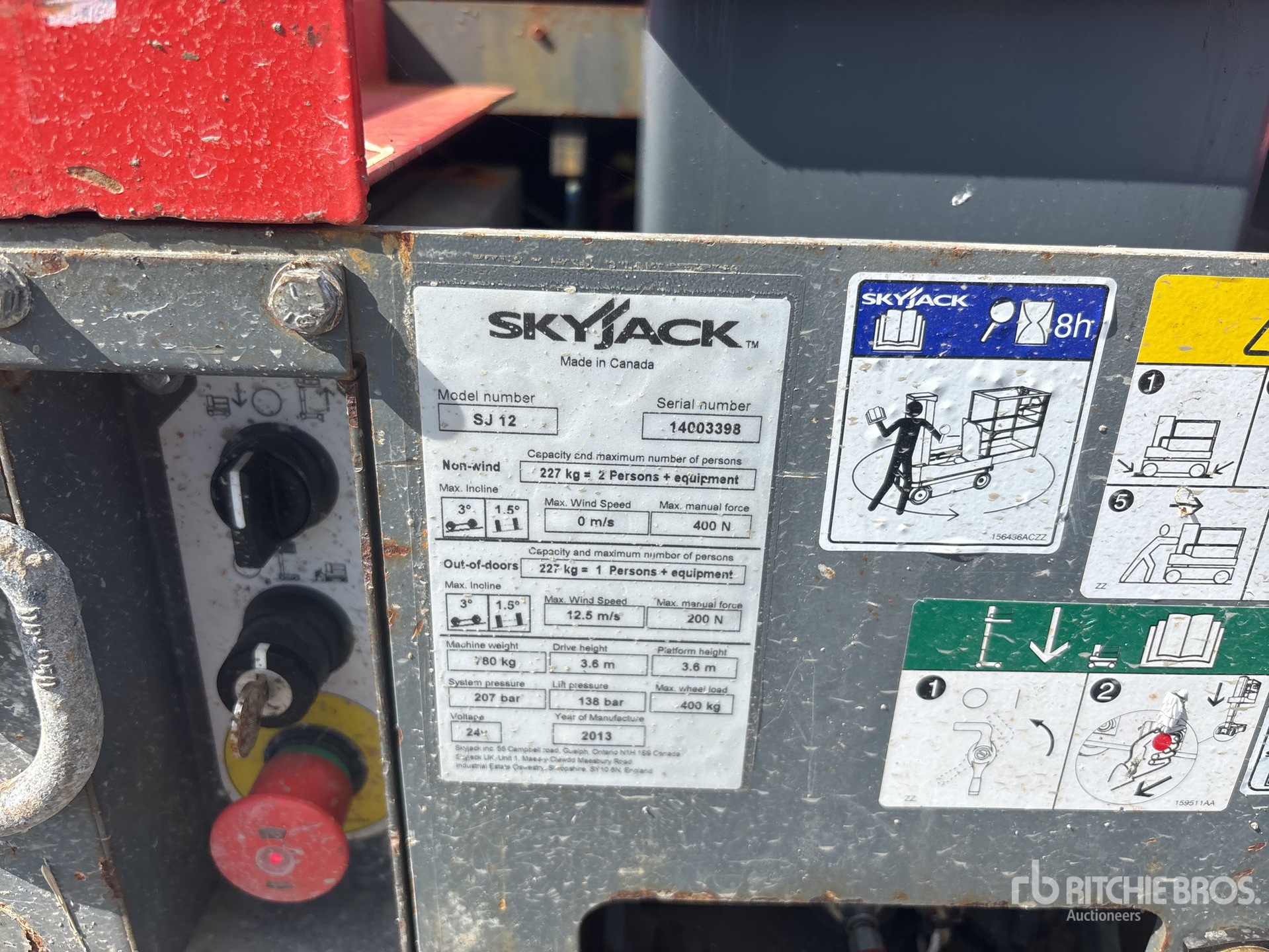 2013 Skyjack SJ12