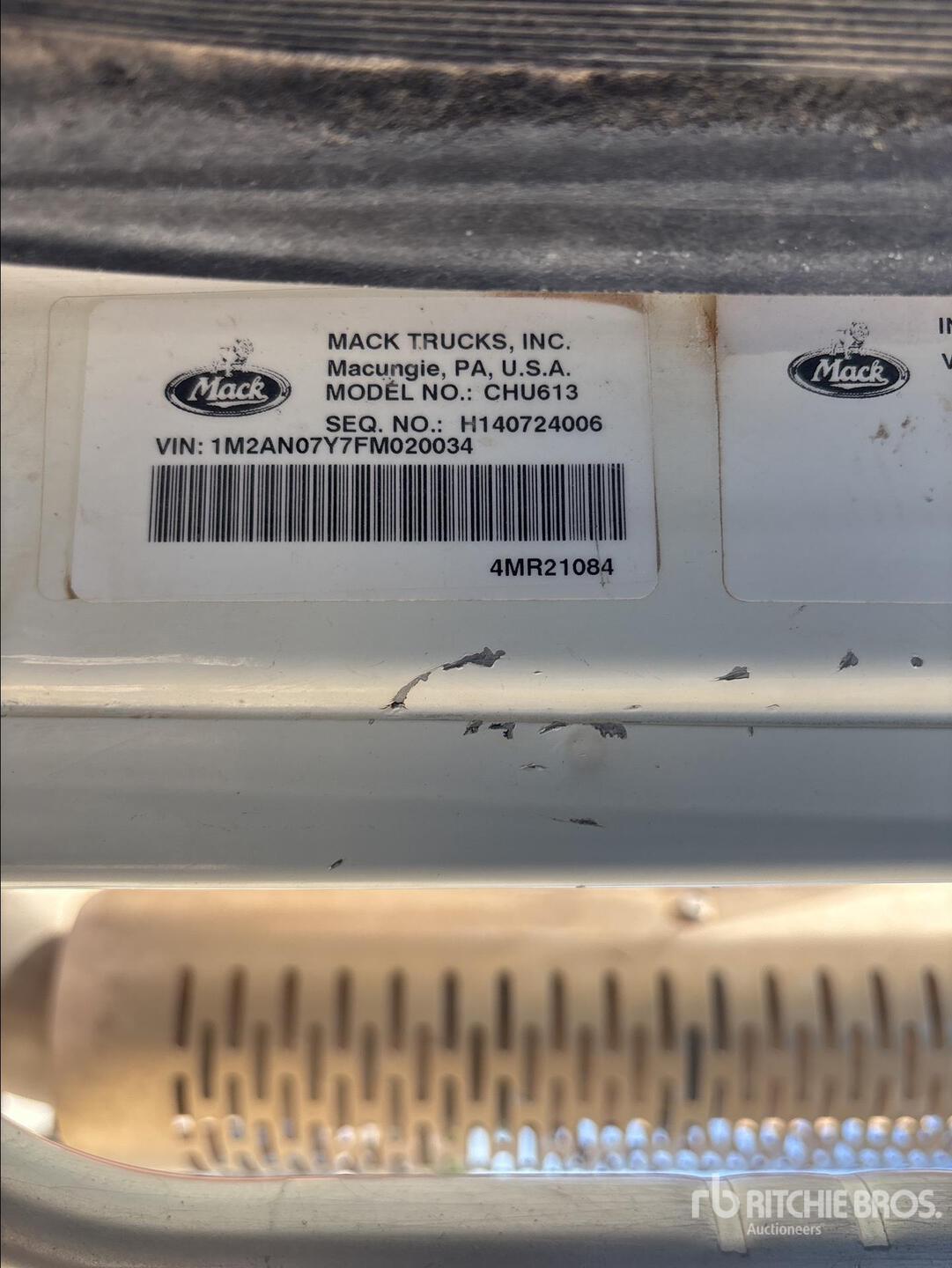 2015 Mack CHU613