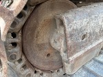 Undercarriage with Left Track Tensioner