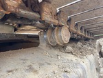 Undercarriage with Left Carrier Rollers