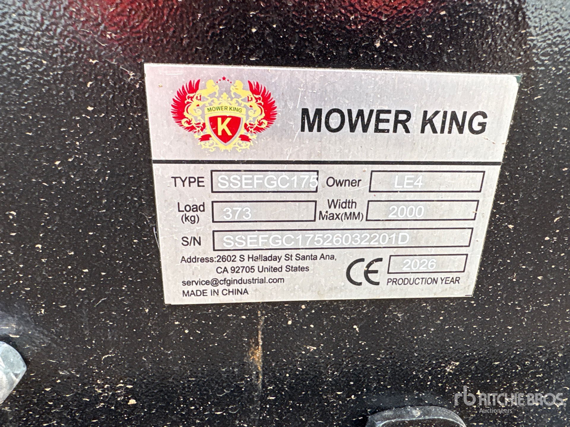 2026 Mower King SSEFGC175