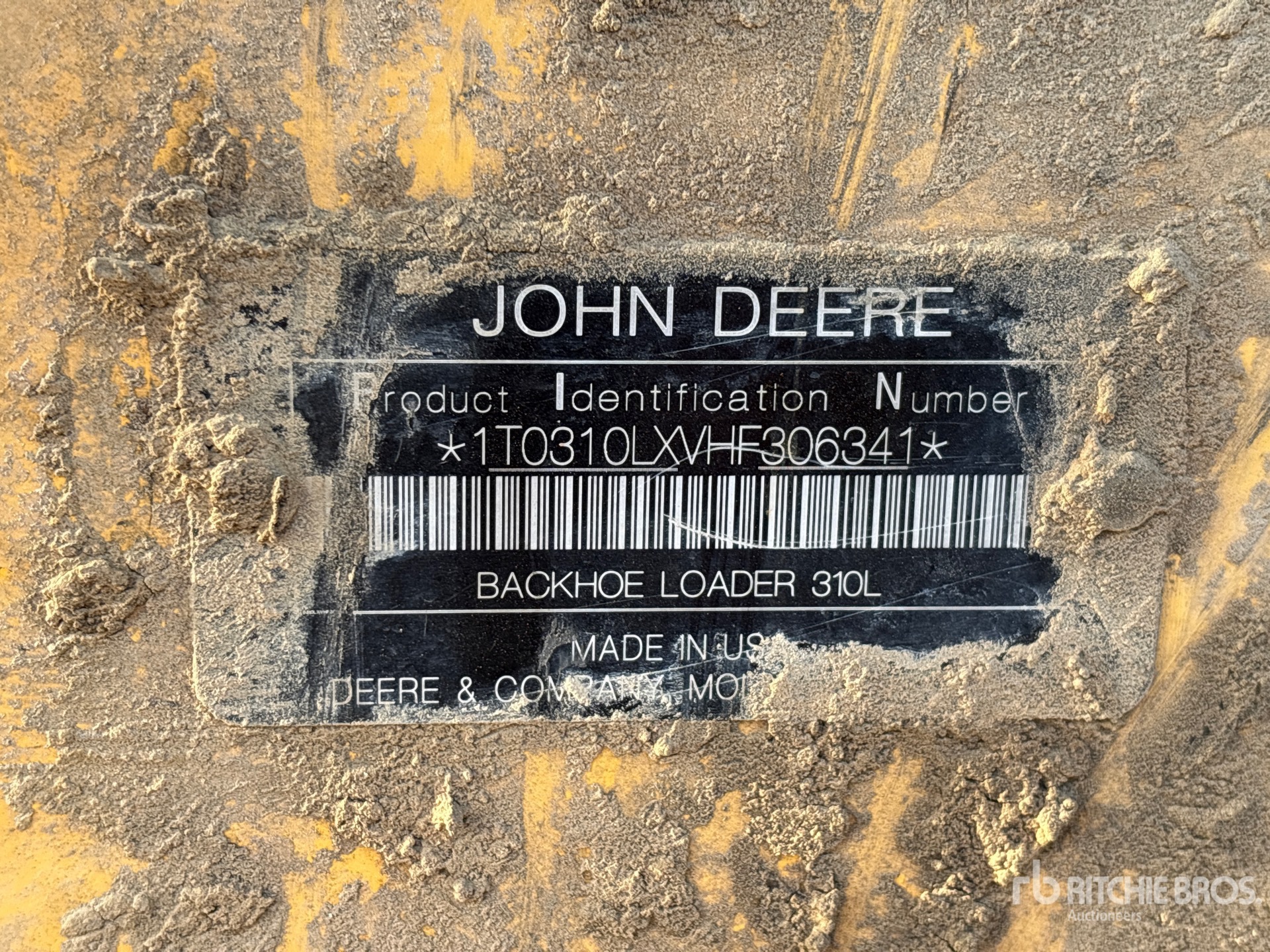 2017 John Deere 310L