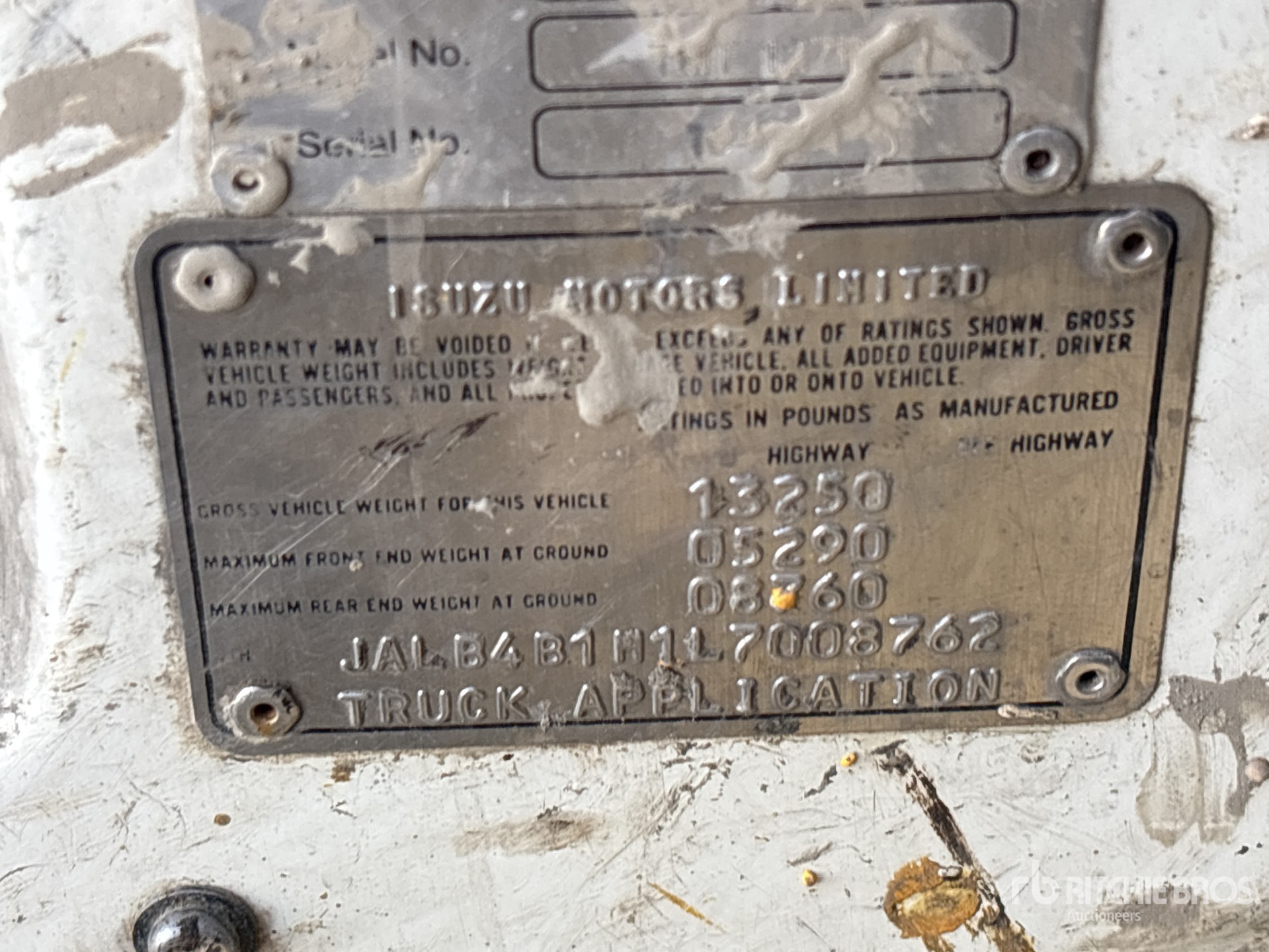 1990 Isuzu 127P