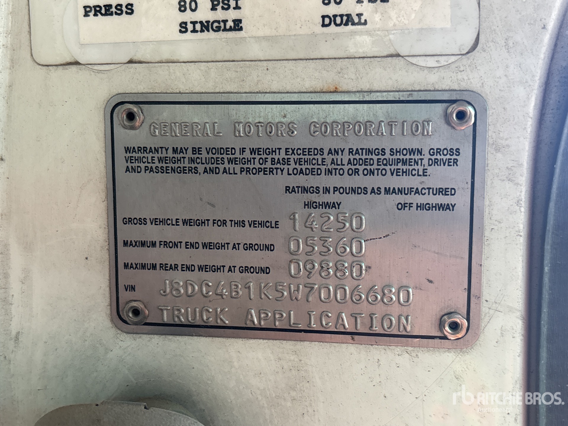1998 GMC W4500