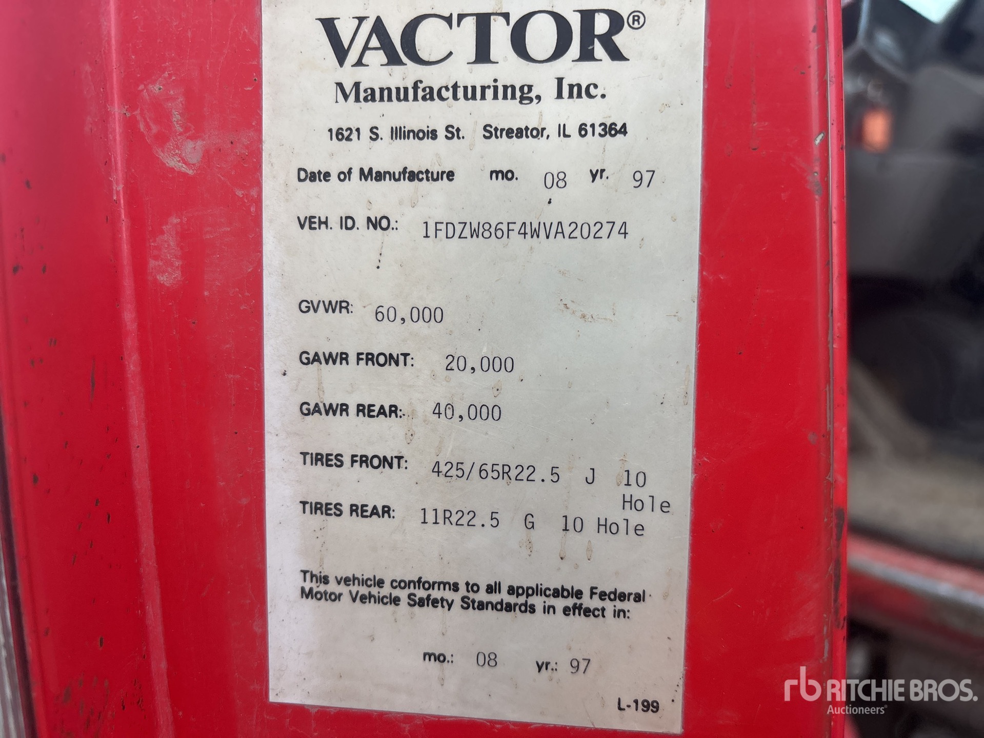 1998 Ford L8000