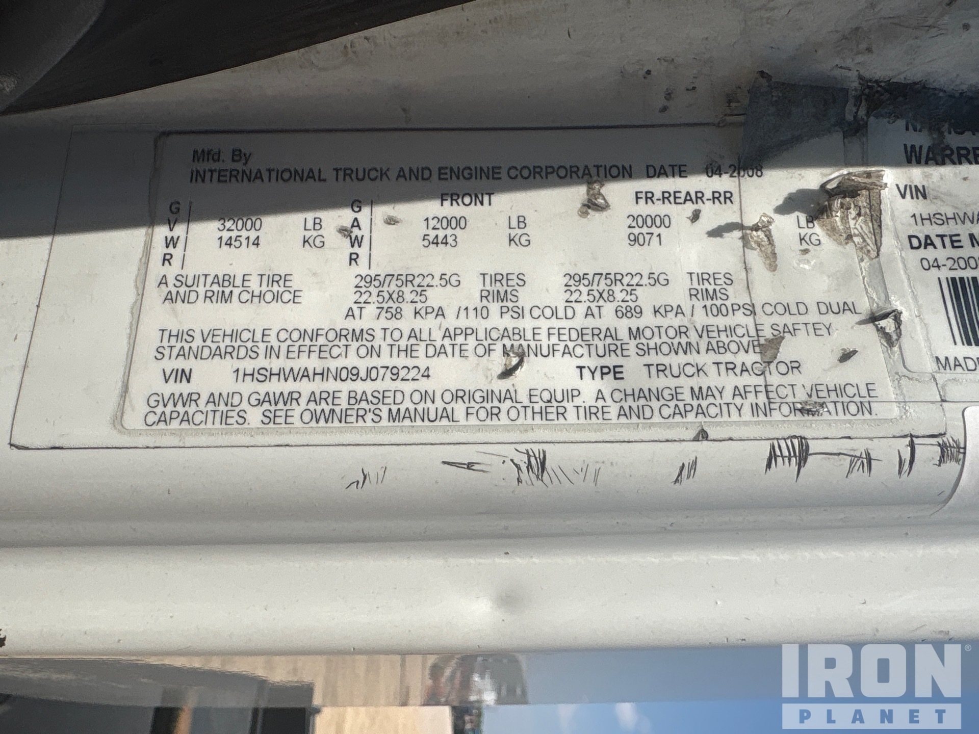 2009 International 8600