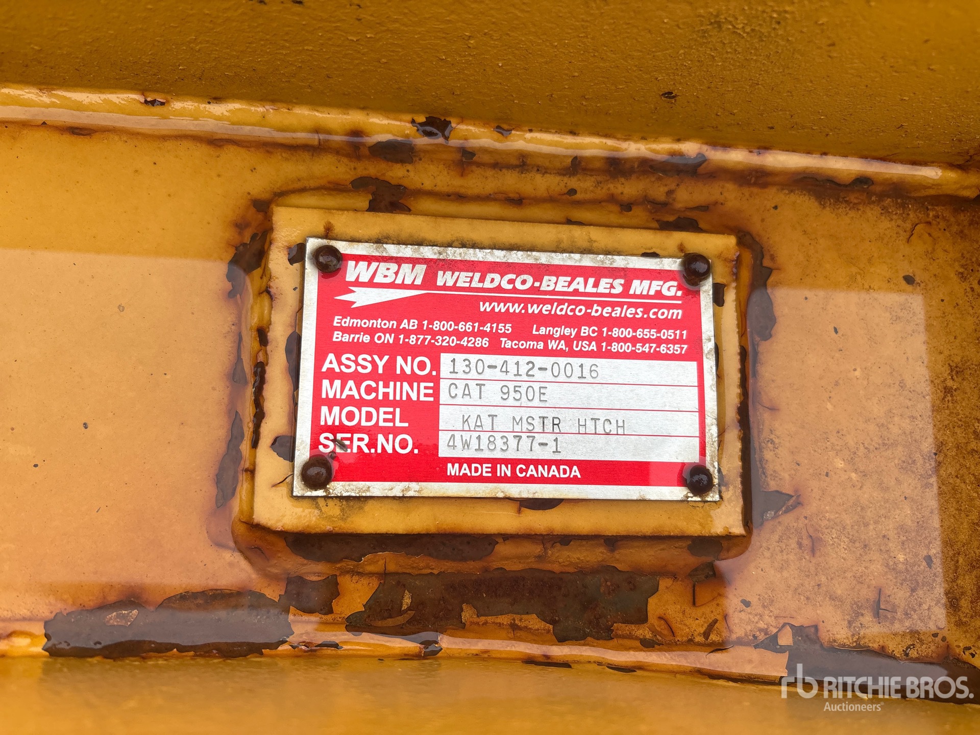 Wabash - Fits CAT 950E