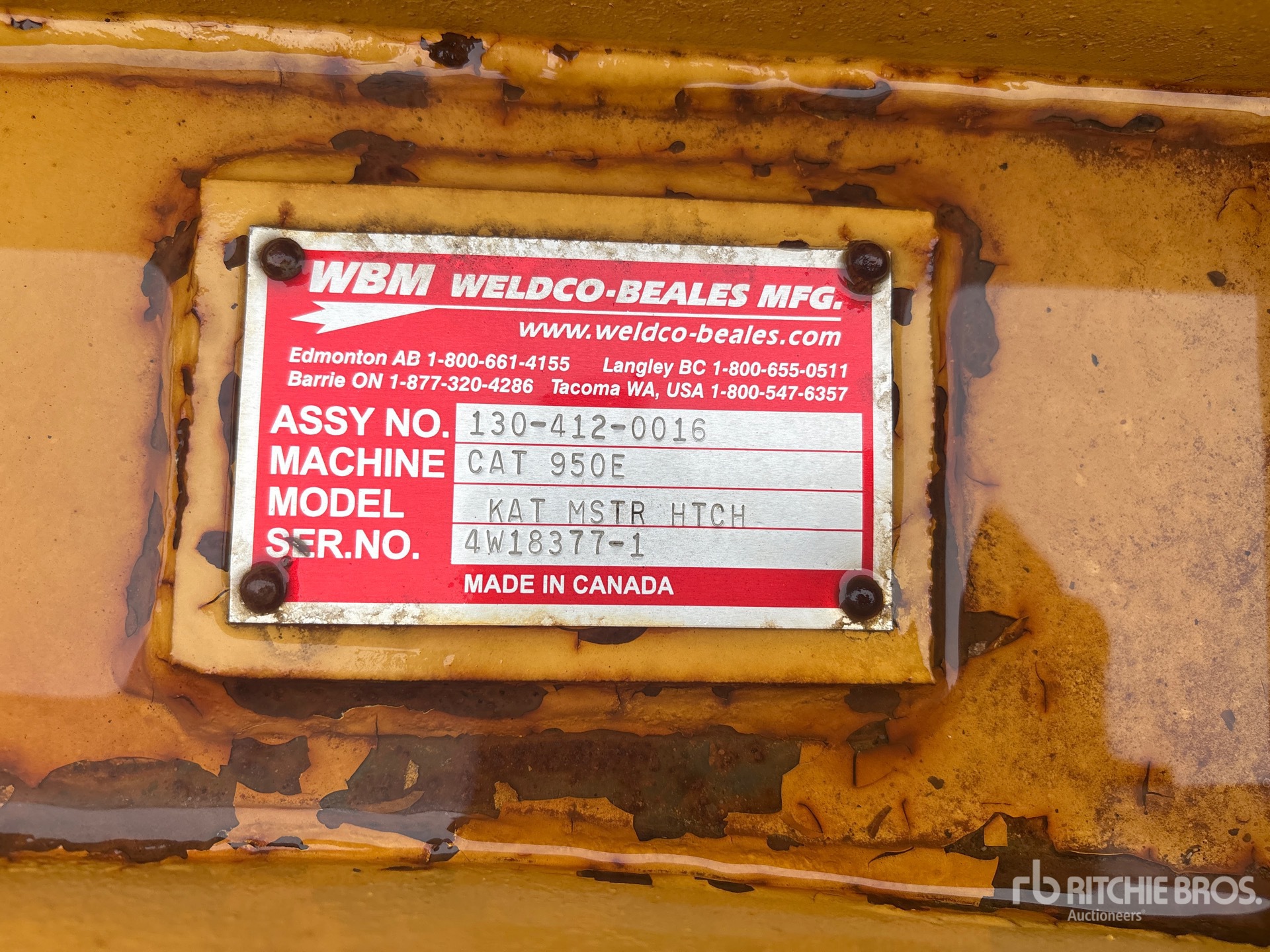 Wabash - Fits CAT 950E