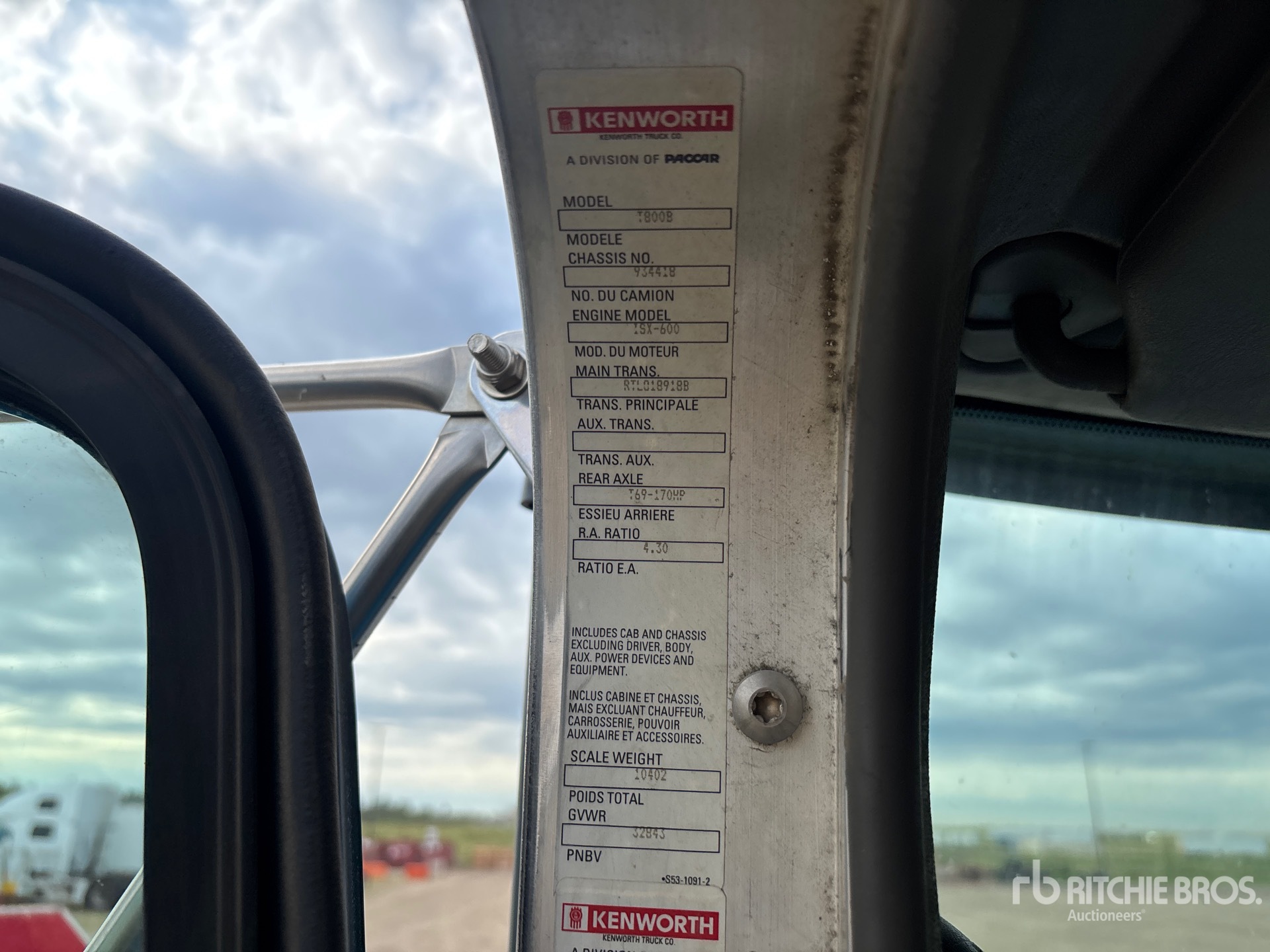2008 Kenworth T800