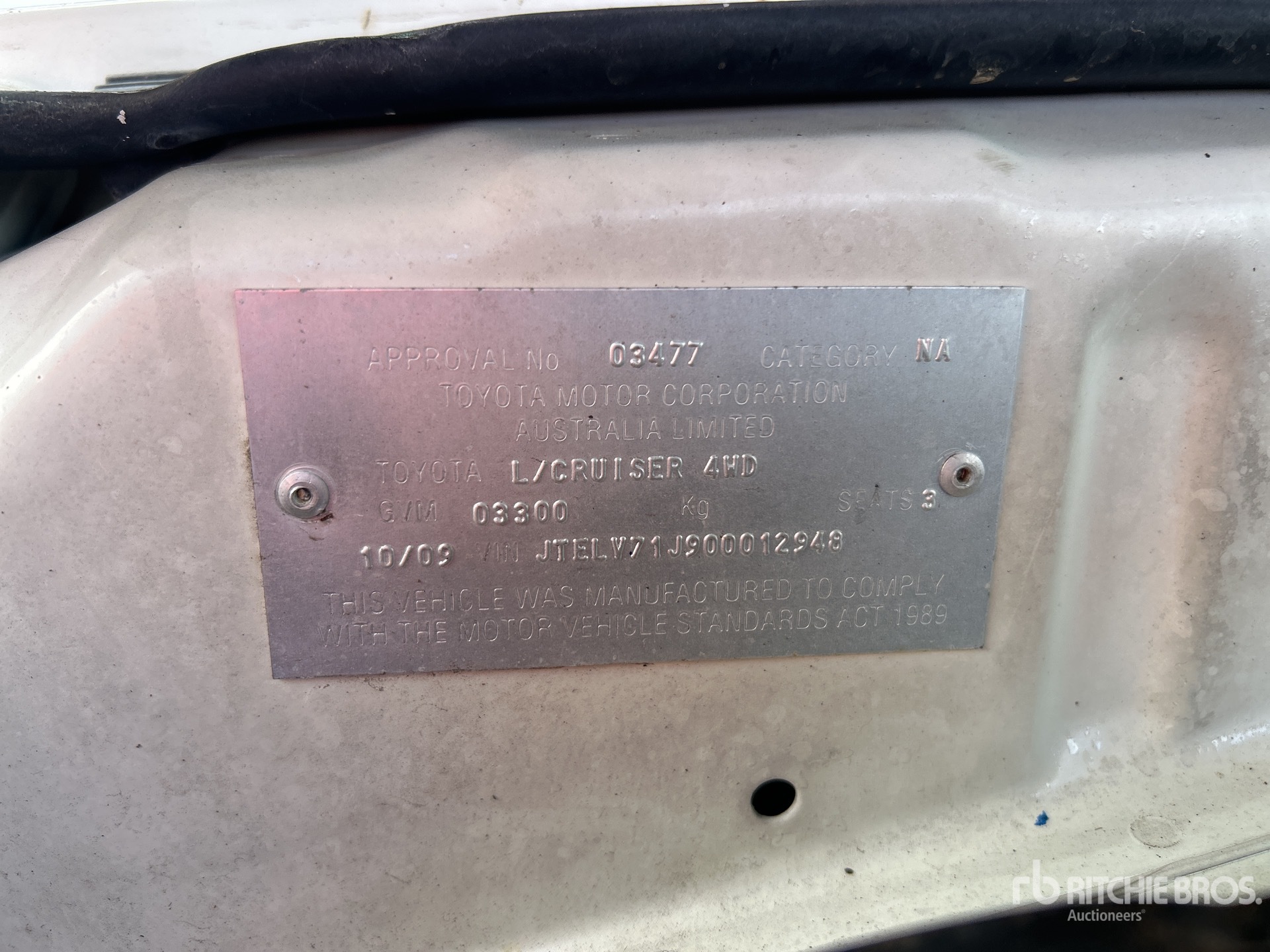 2009 Toyota LANDCRUISER WOR