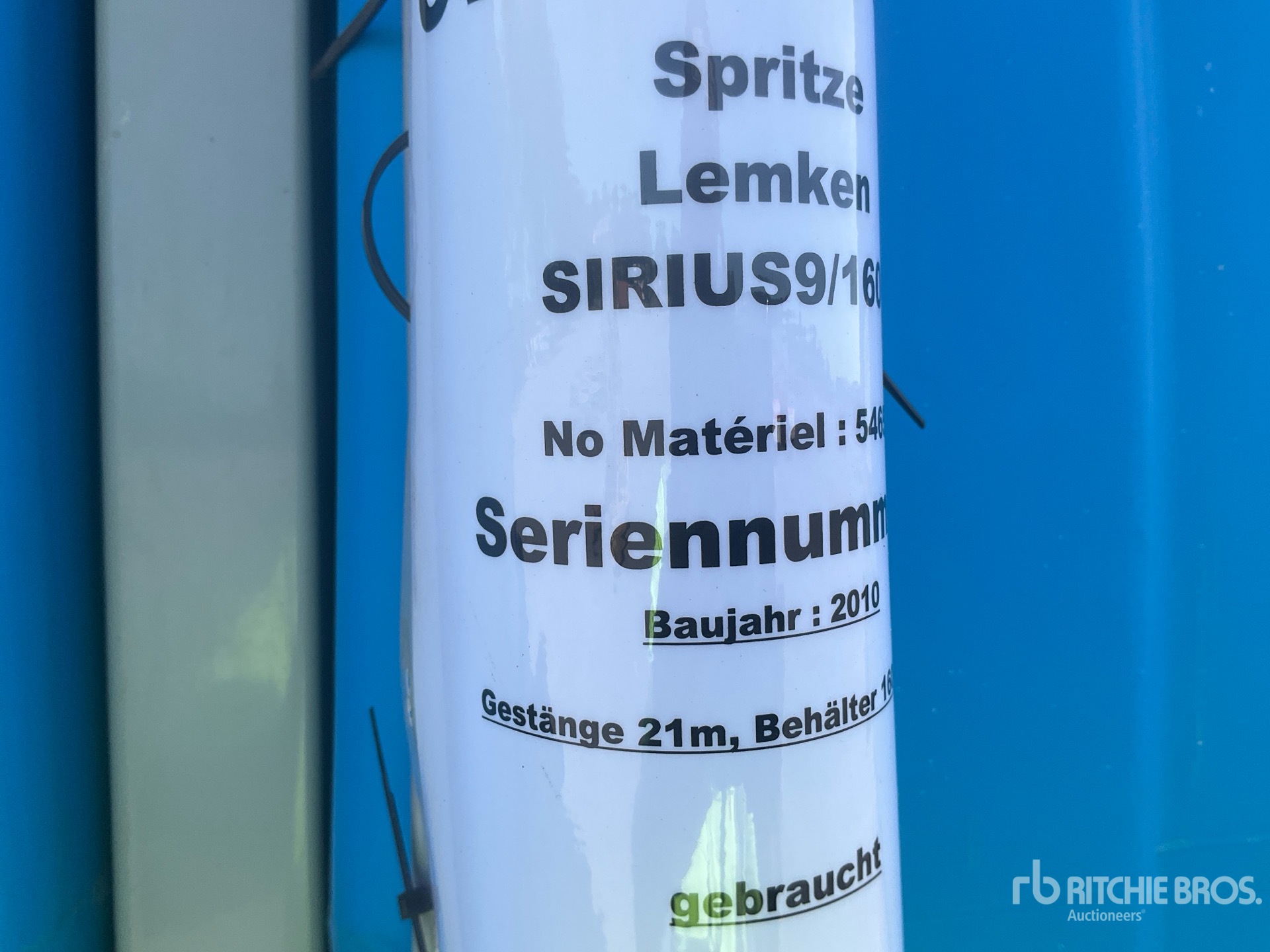 2010 Lemken SIRIUS 9/1600