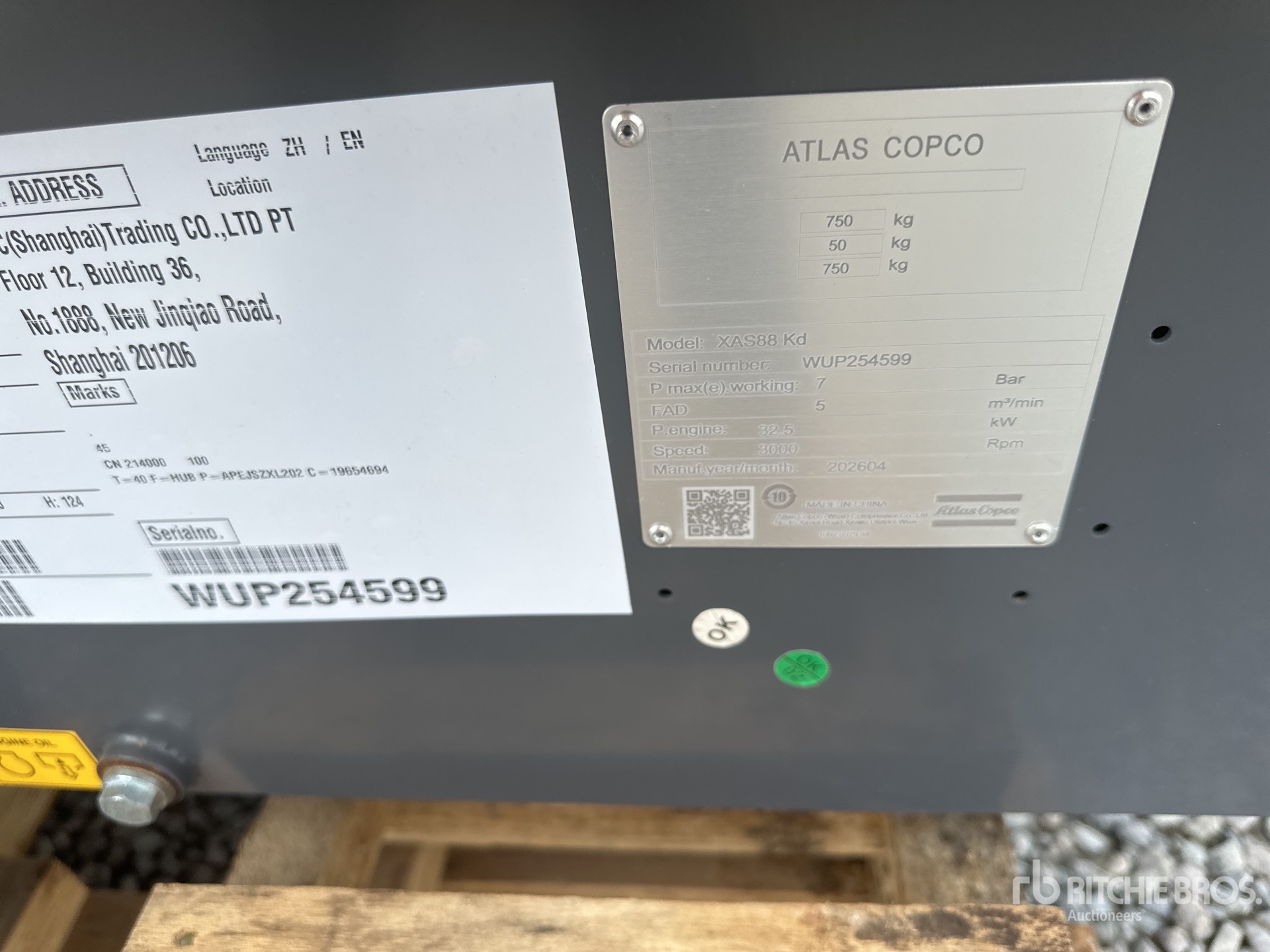 2026 Atlas Copco XAS88