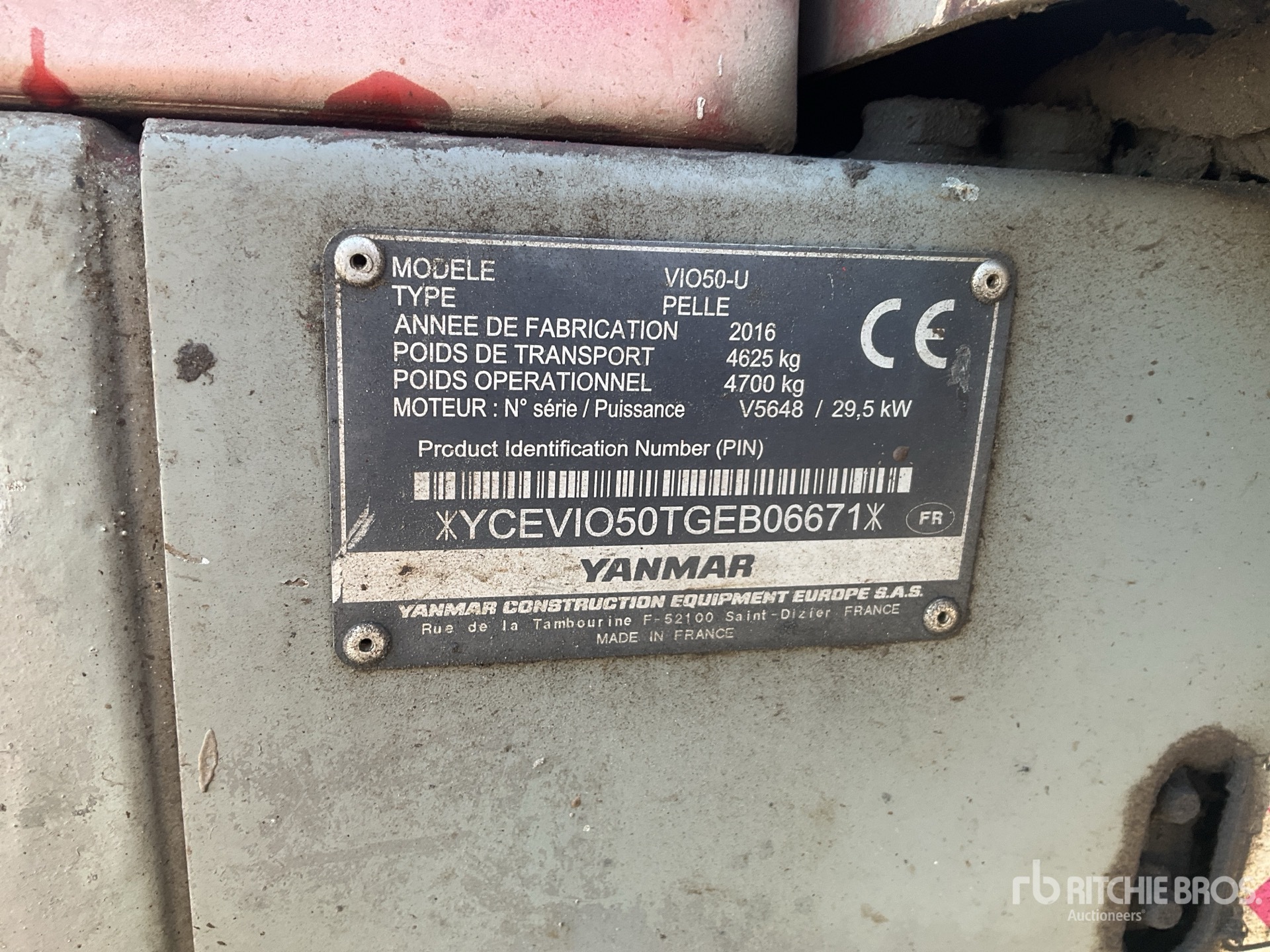 2016 Yanmar VIO50