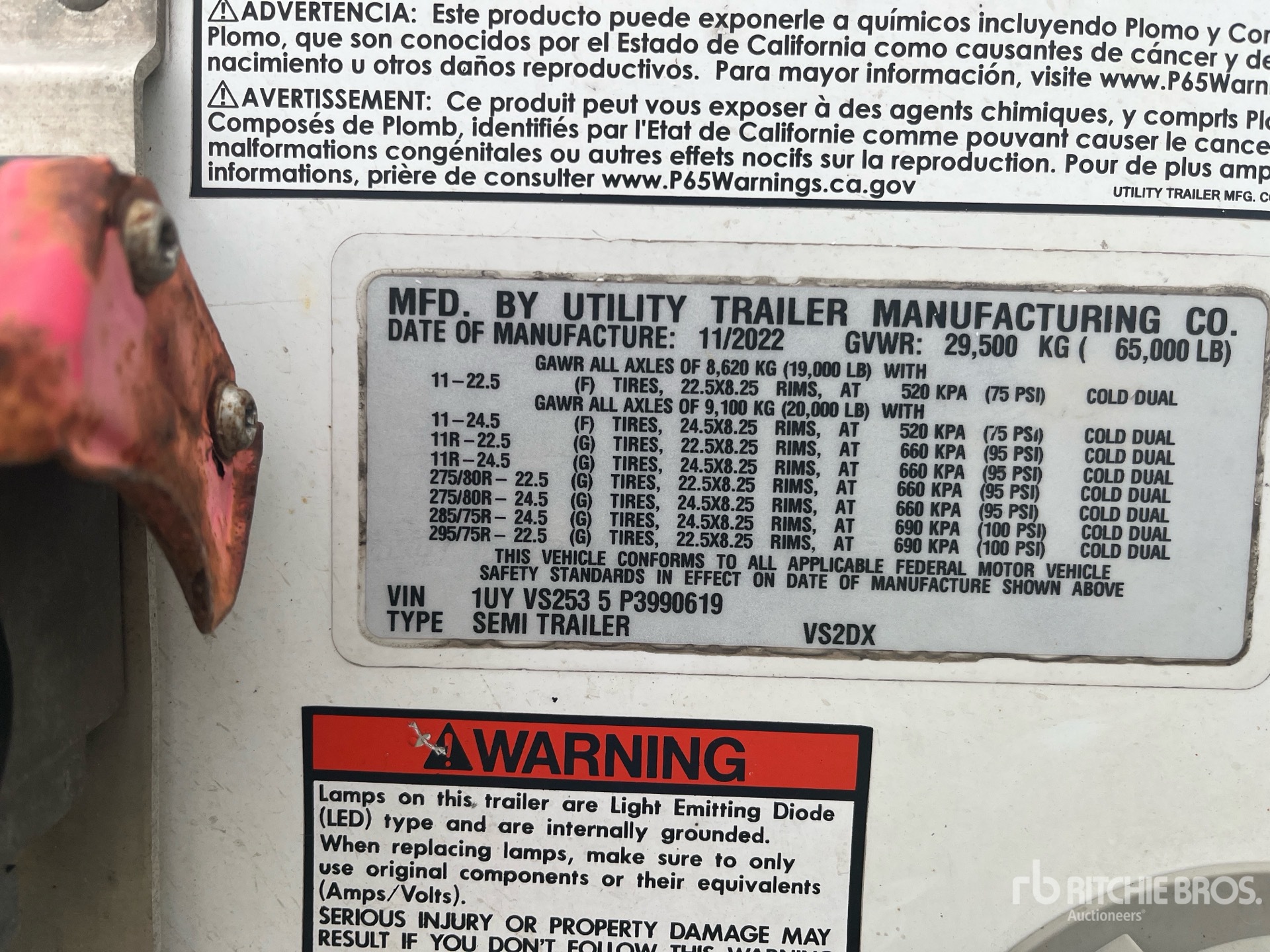 2023 Utility 53 ft x 102 in T/A